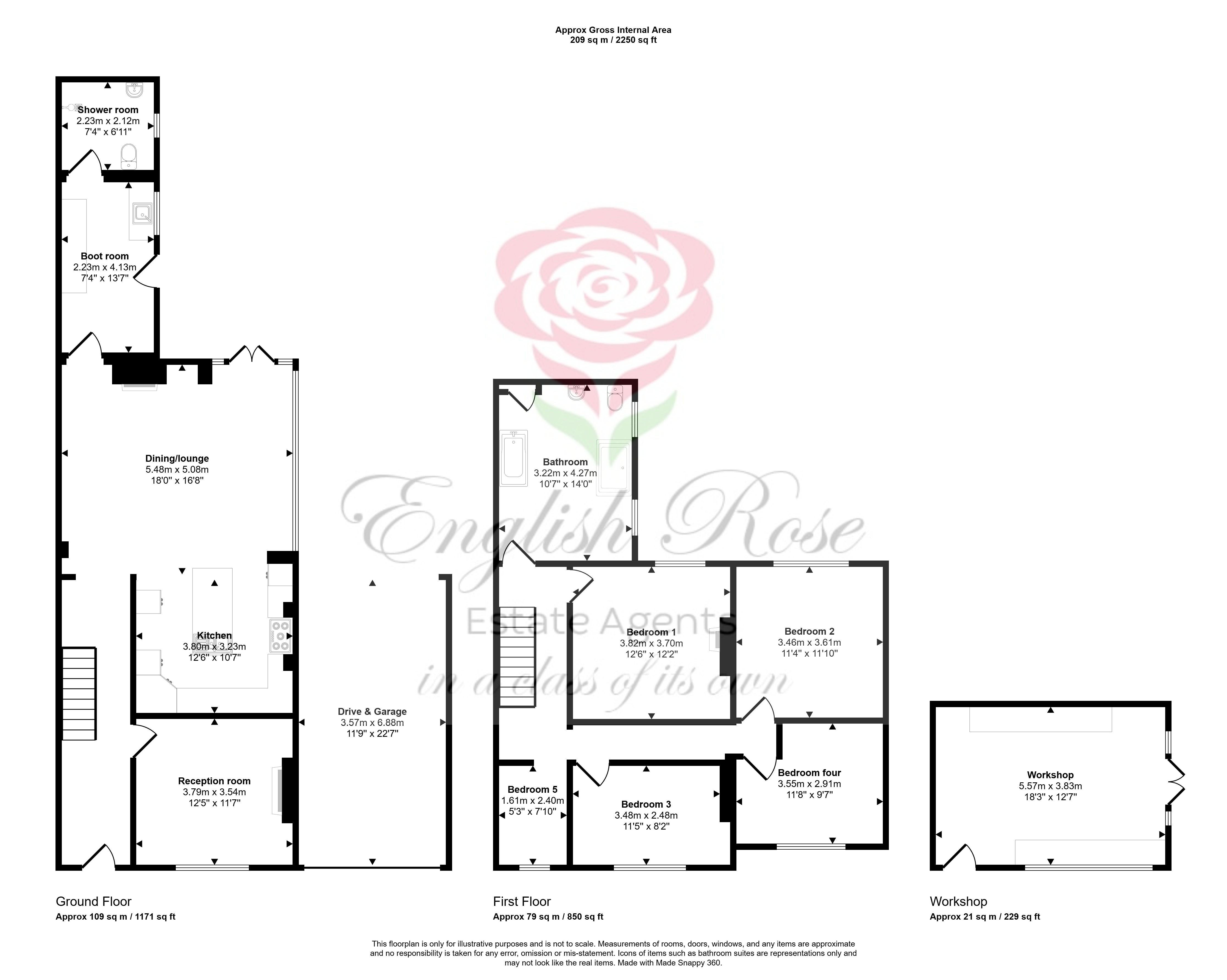 22, Victoria Street, Selston floorplan