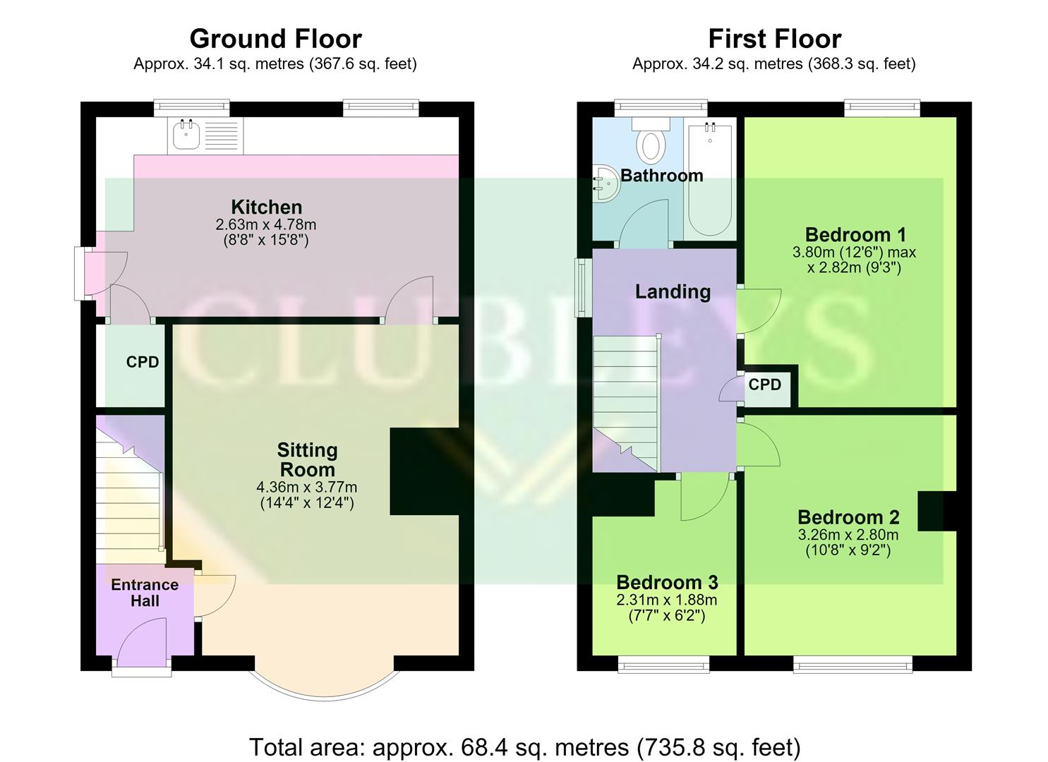 24, Cherry Crescent, Holme On Spalding Moor floorplan
