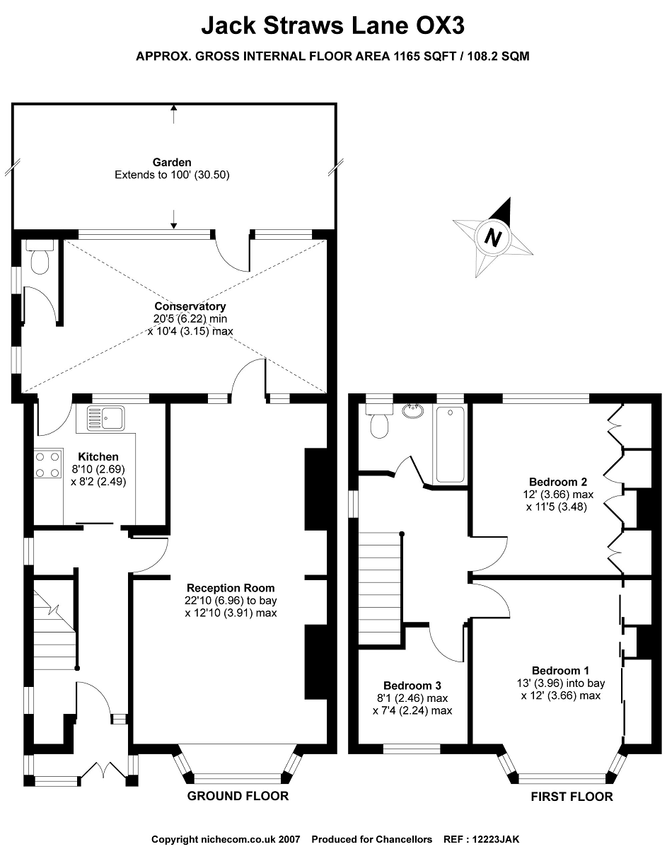 3 Bedrooms Semi-detached house to rent in Jack Straws Lane, Headington OX3