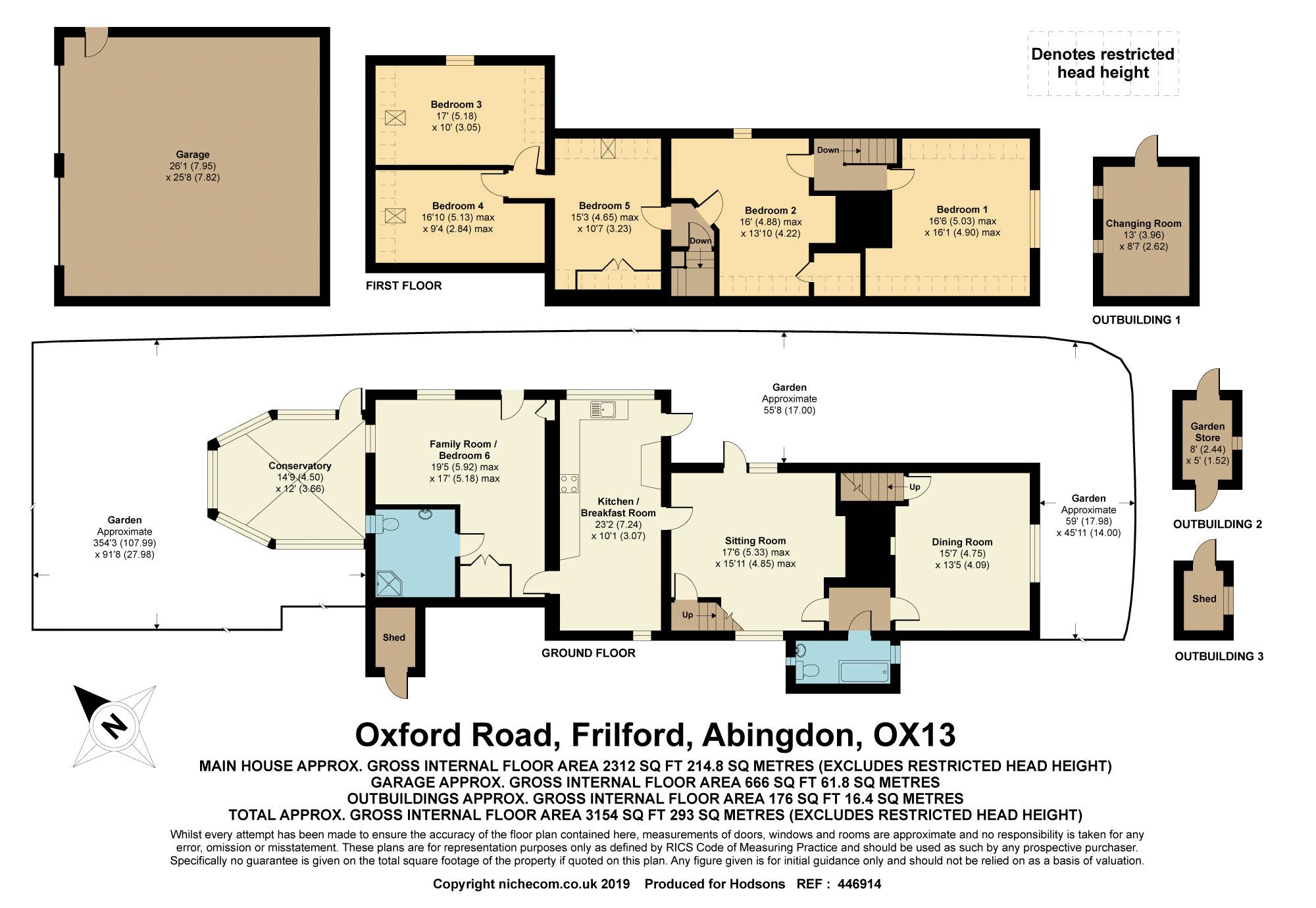 5 Bedrooms Detached house for sale in Oxford Road, Frilford, Abingdon OX13