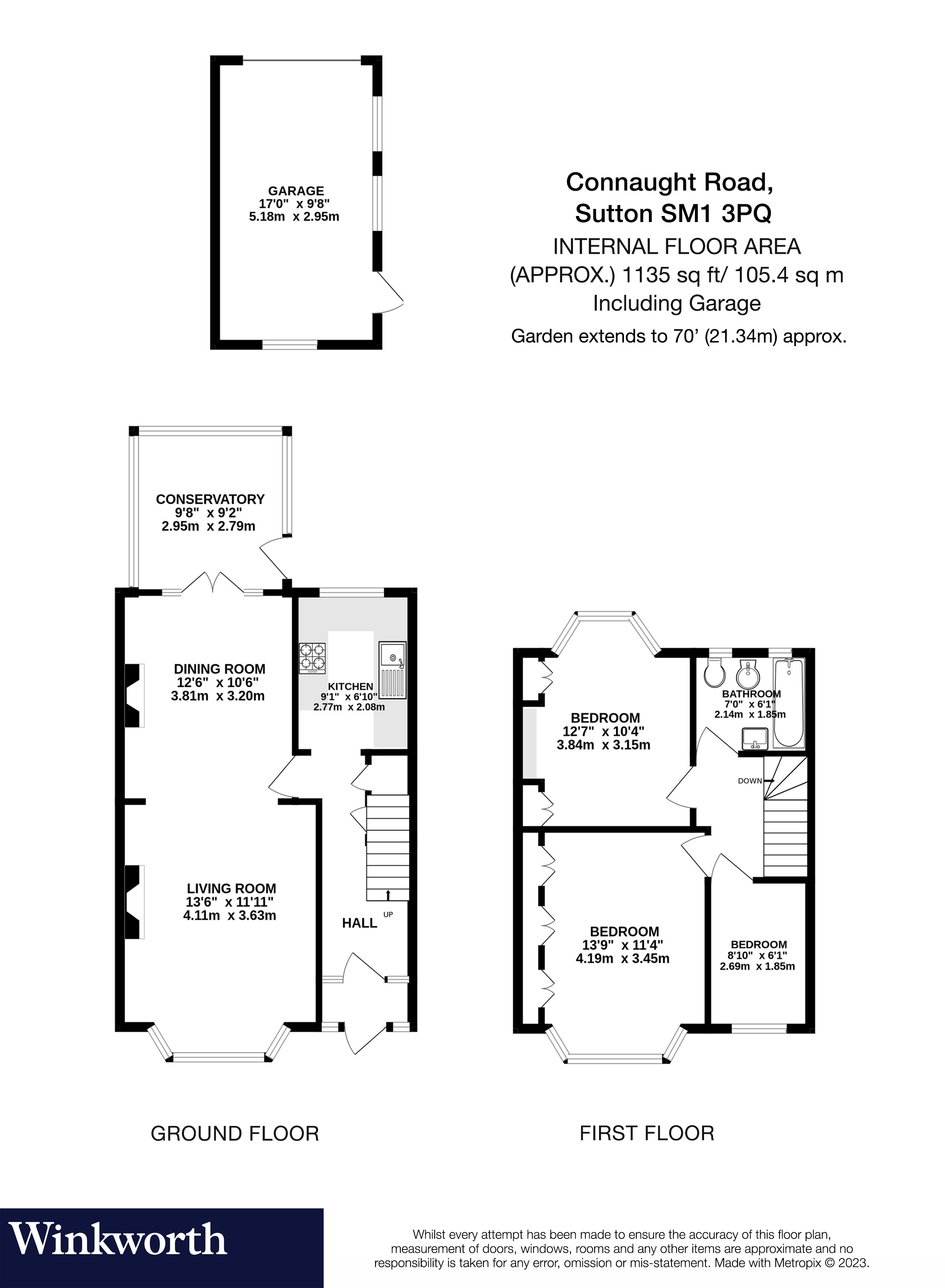 Connaught Road, Sutton SM1, 3 bedroom terraced house for sale 65065827 PrimeLocation