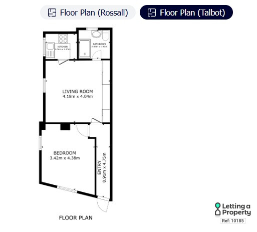 404, Talbot Road, Blackpool floorplan