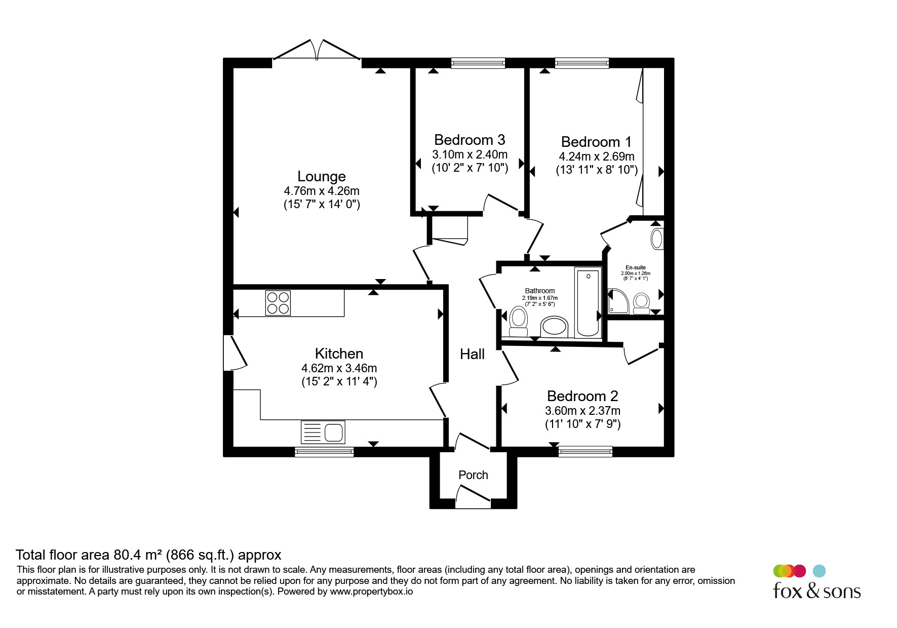 5, Allendale Close, Wellington floorplan
