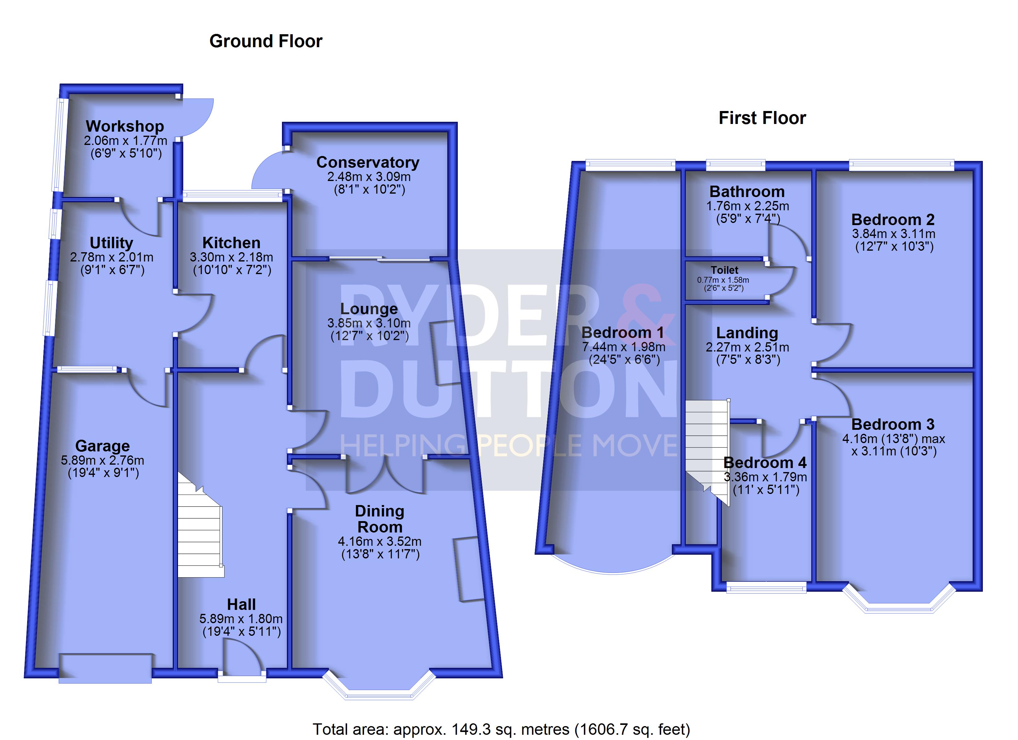 259, Heywood Old Road, Manchester floorplan