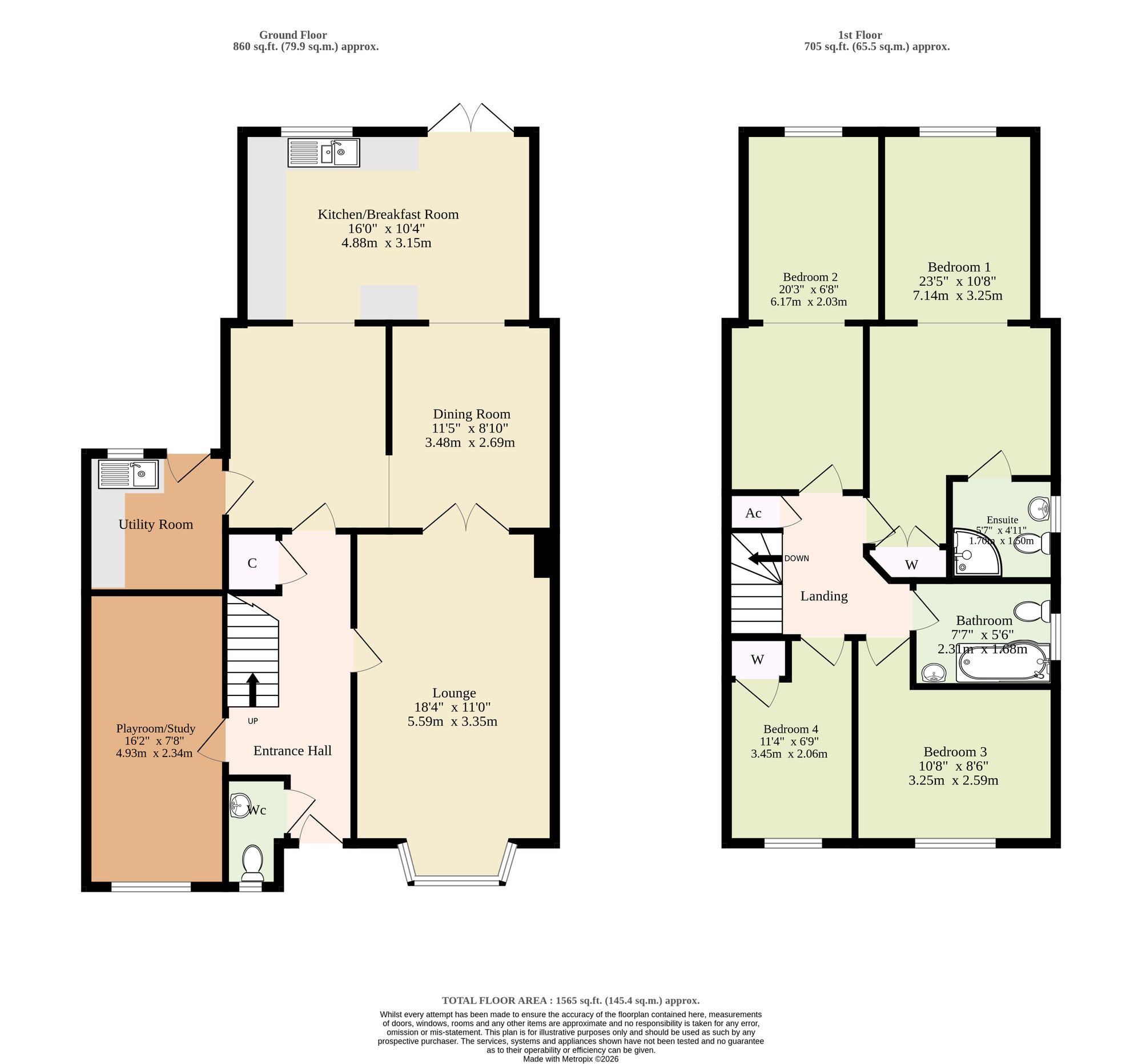 3 Pimpernel Road, Norwich floorplan
