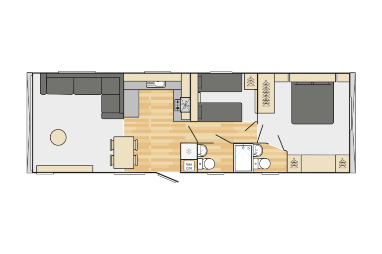W73A, Whiteford Bay, Gower floorplan