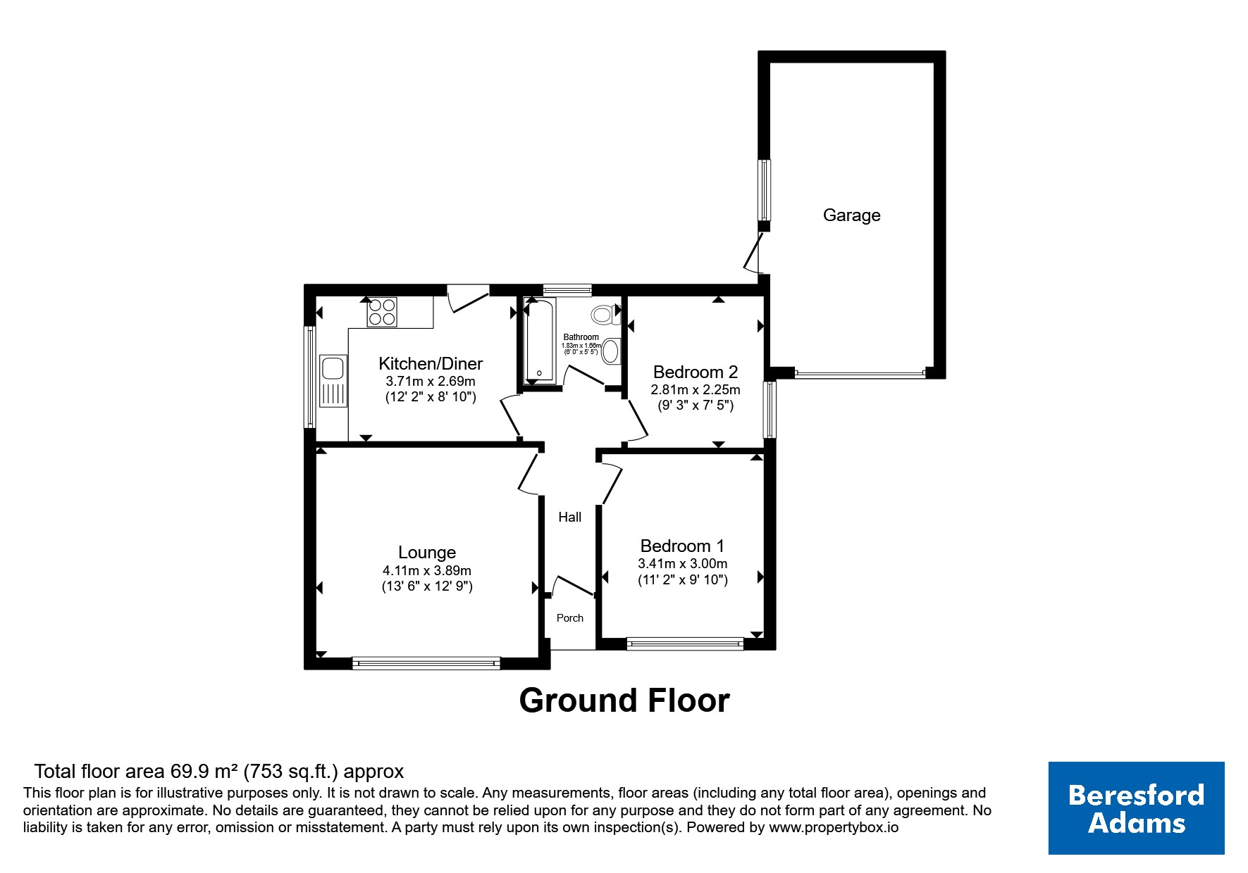 24, Hunters Chase, Holyhead floorplan