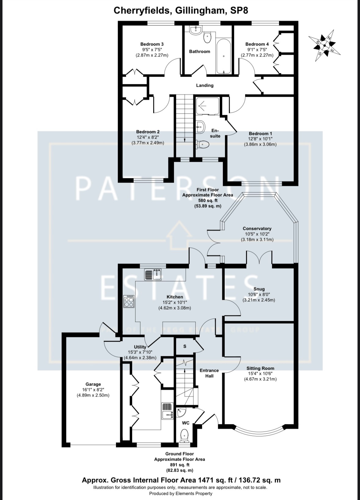 37 Cherryfields, Gillingham floorplan