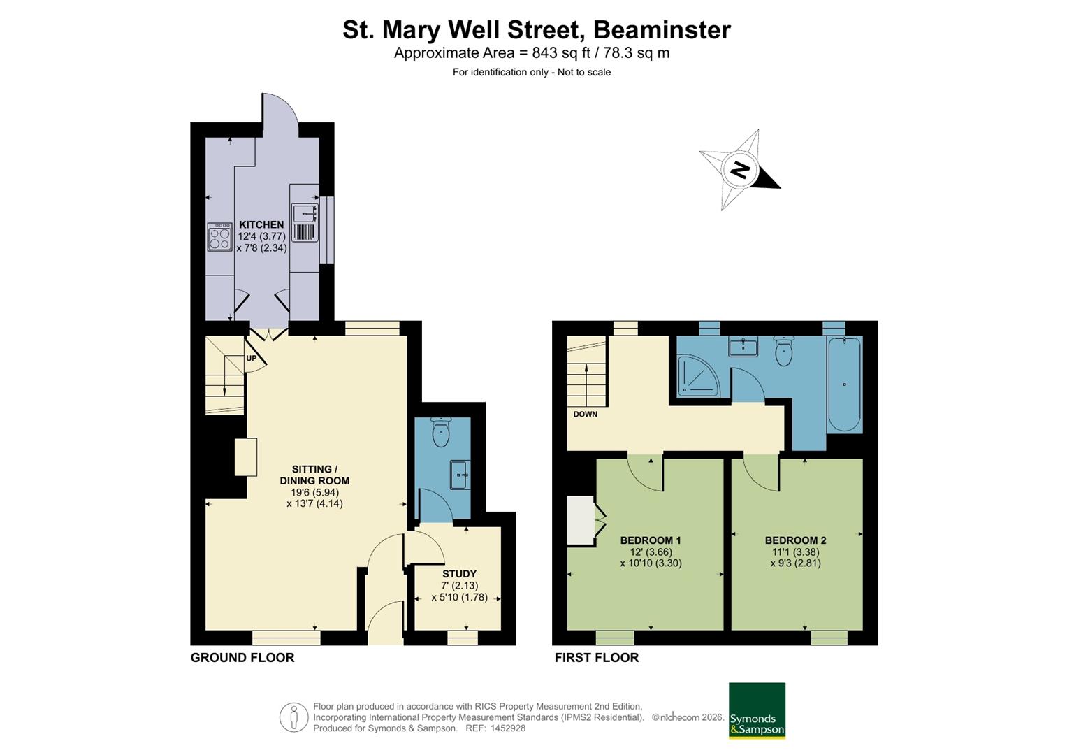 Well Cottage, 4 St. Mary Well Street, Beaminster floorplan