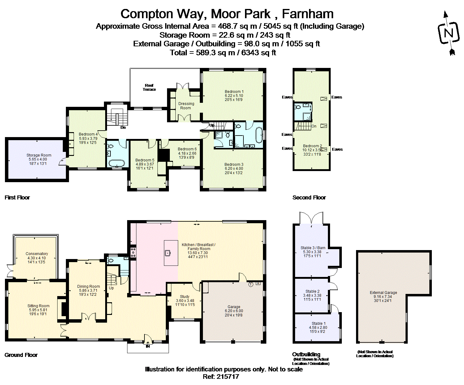 6 Bedrooms Detached house for sale in Compton Way, Farnham, Surrey GU10