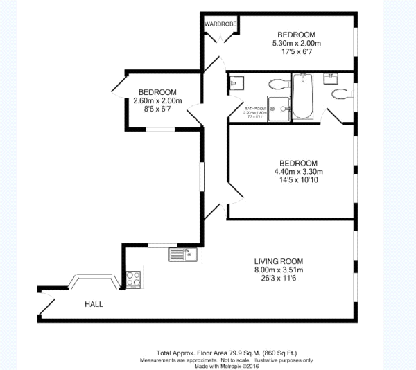 3 Bedrooms Flat to rent in George Street, London W1H