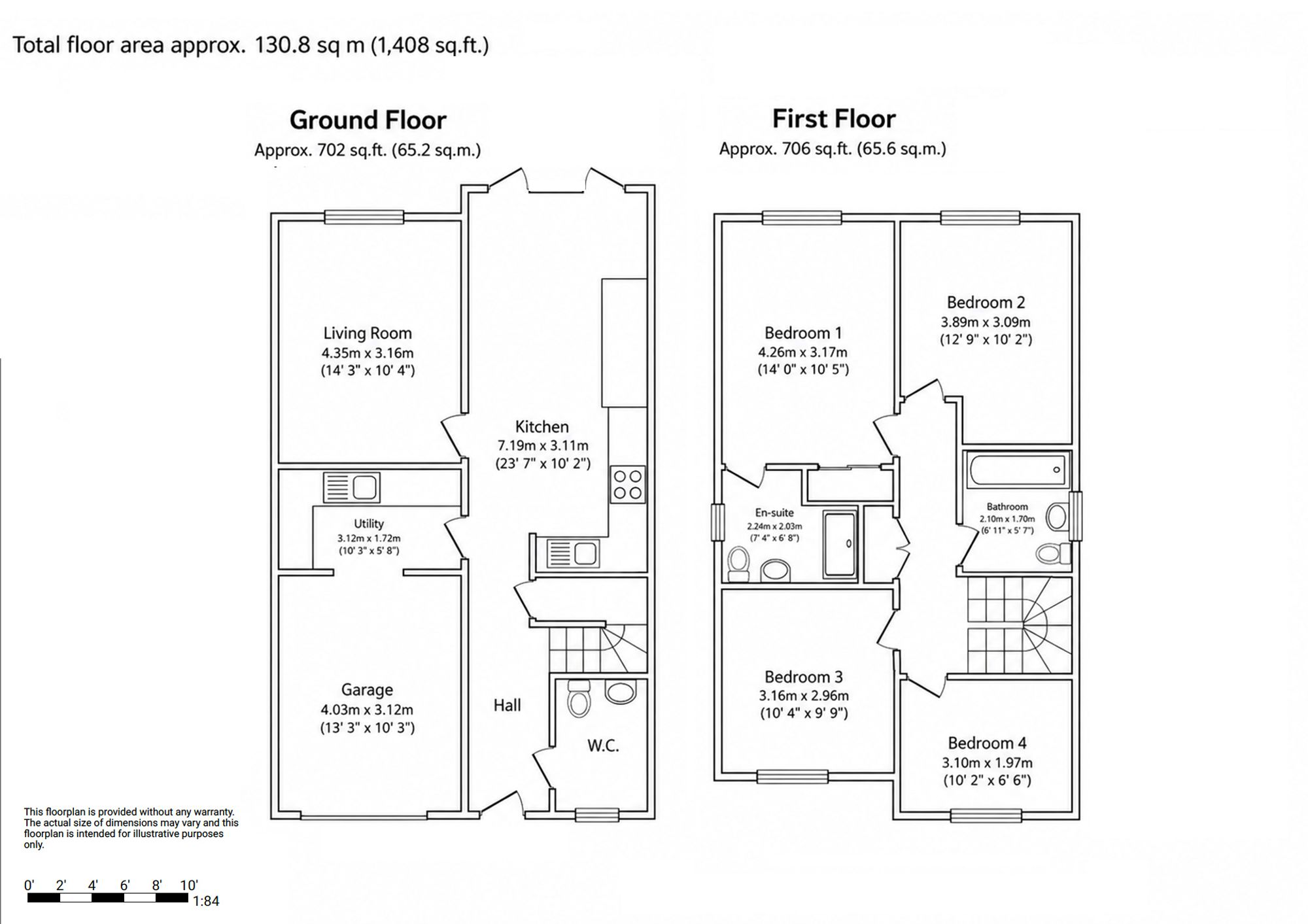 50 Cranleigh Road, Chesterfield floorplan