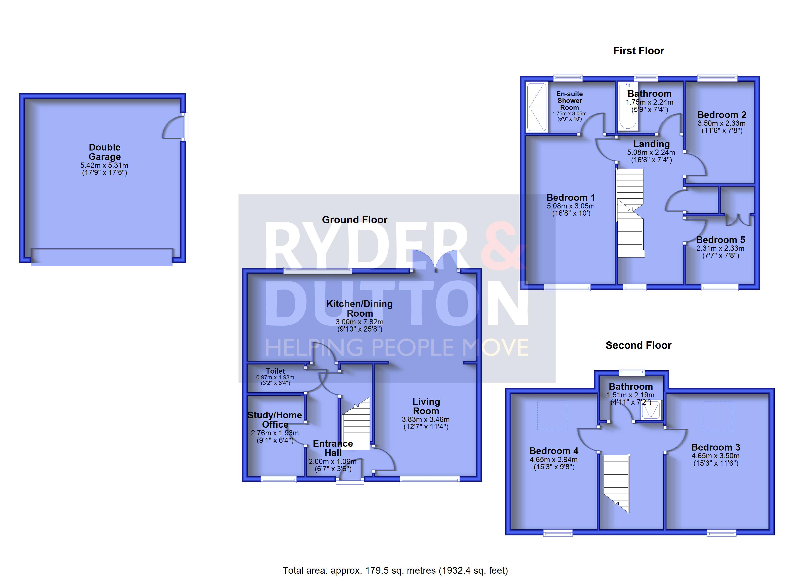 41, Hawthorn Drive, Derbyshire floorplan