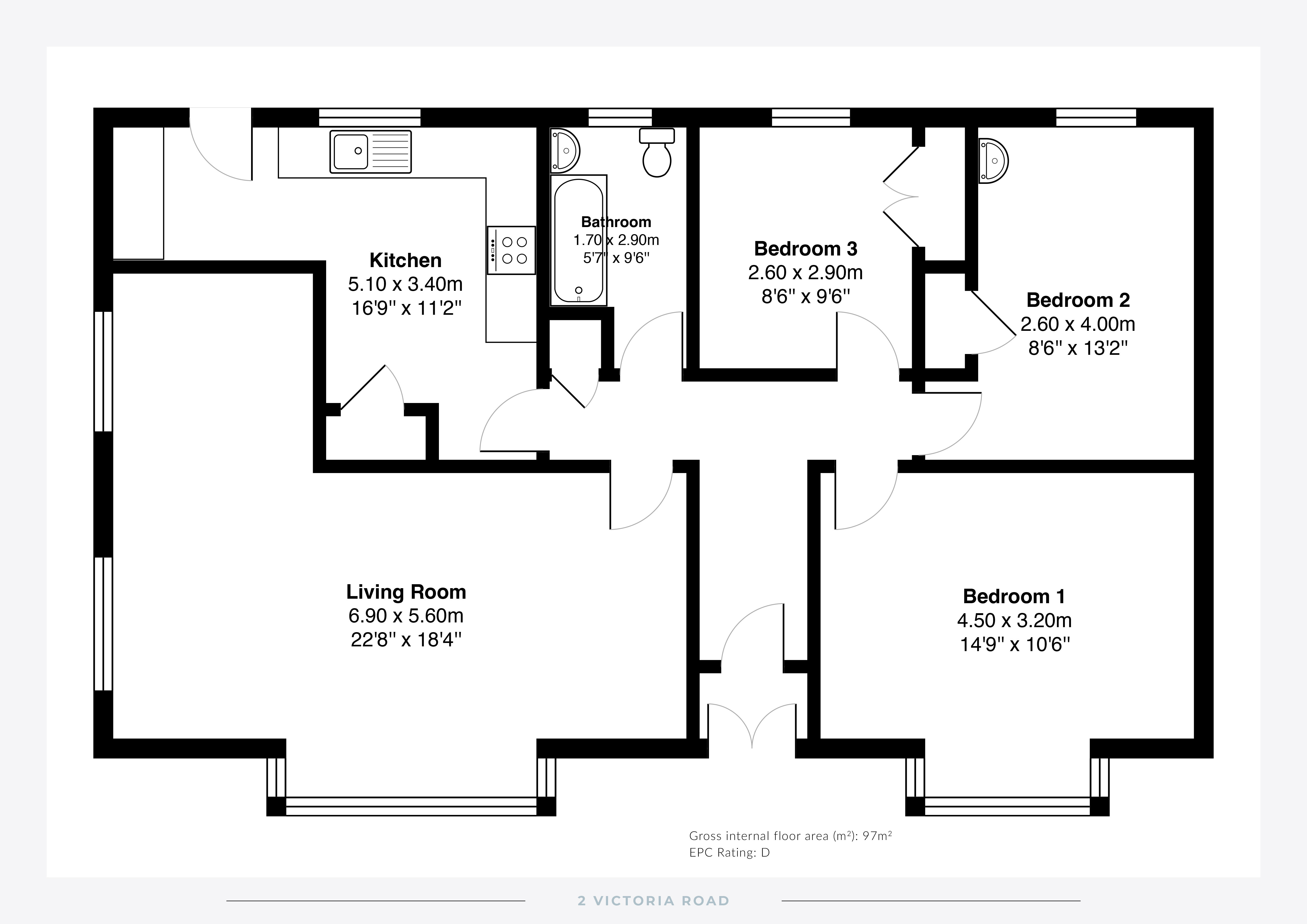 Victoria Road, Leven floorplan