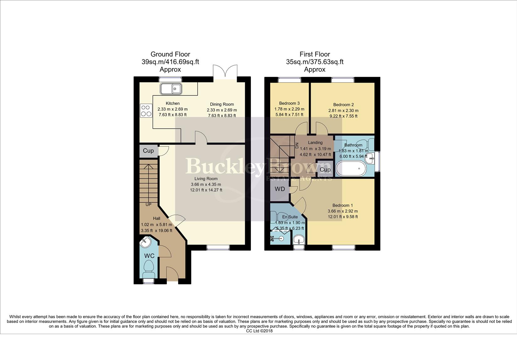 31, Blackthorn Gardens, Mansfield floorplan