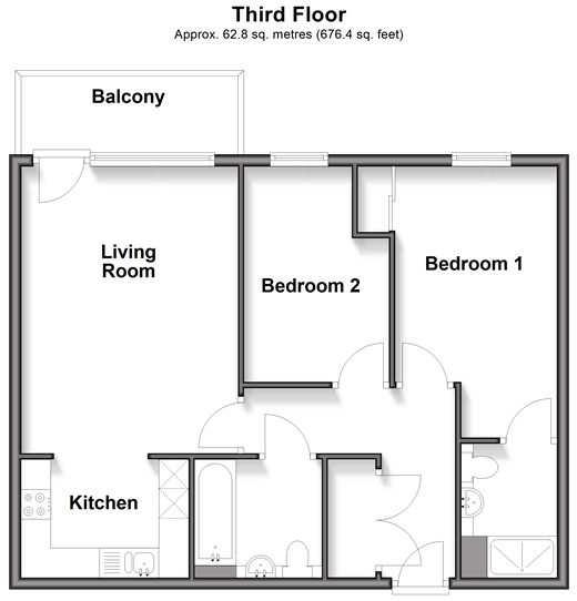 Vauxhall Place, Dartford floorplan