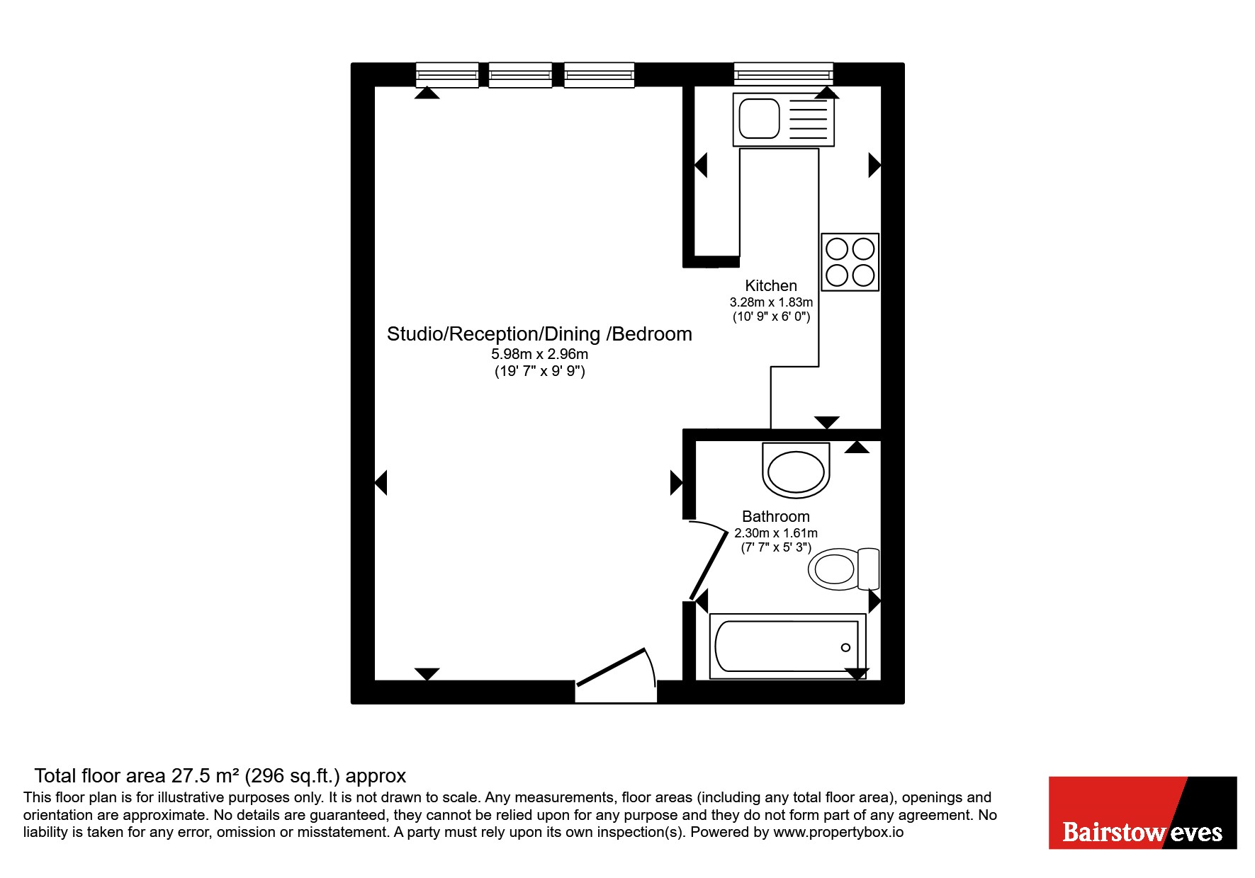 58, Gardner Close, London floorplan