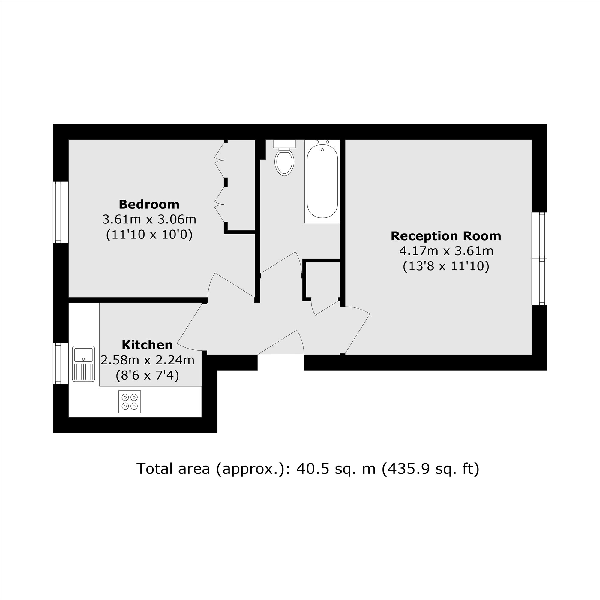 4, Rugby Road, Twickenham floorplan