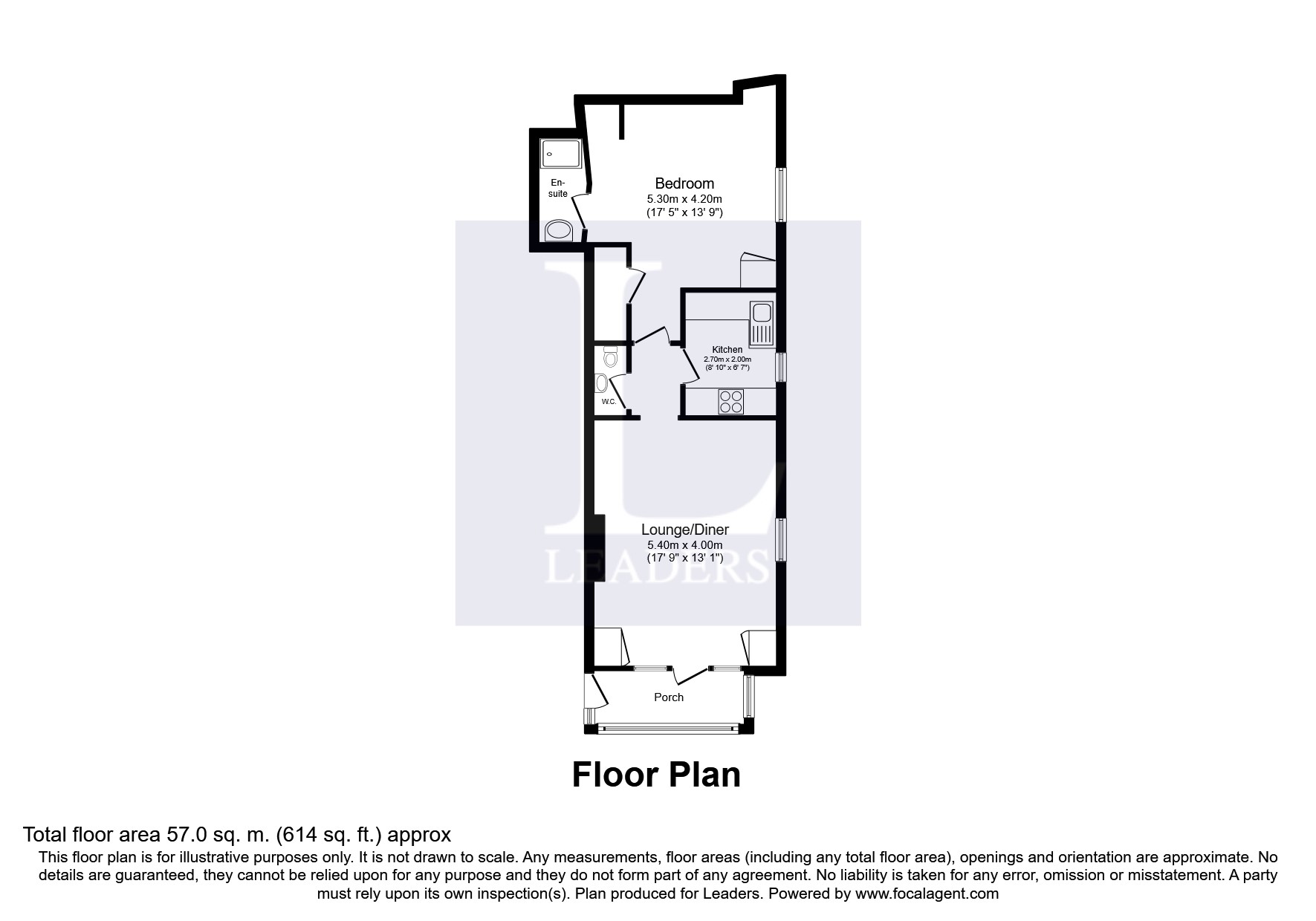 1 Bedrooms Flat to rent in Kingsway, Hove BN3