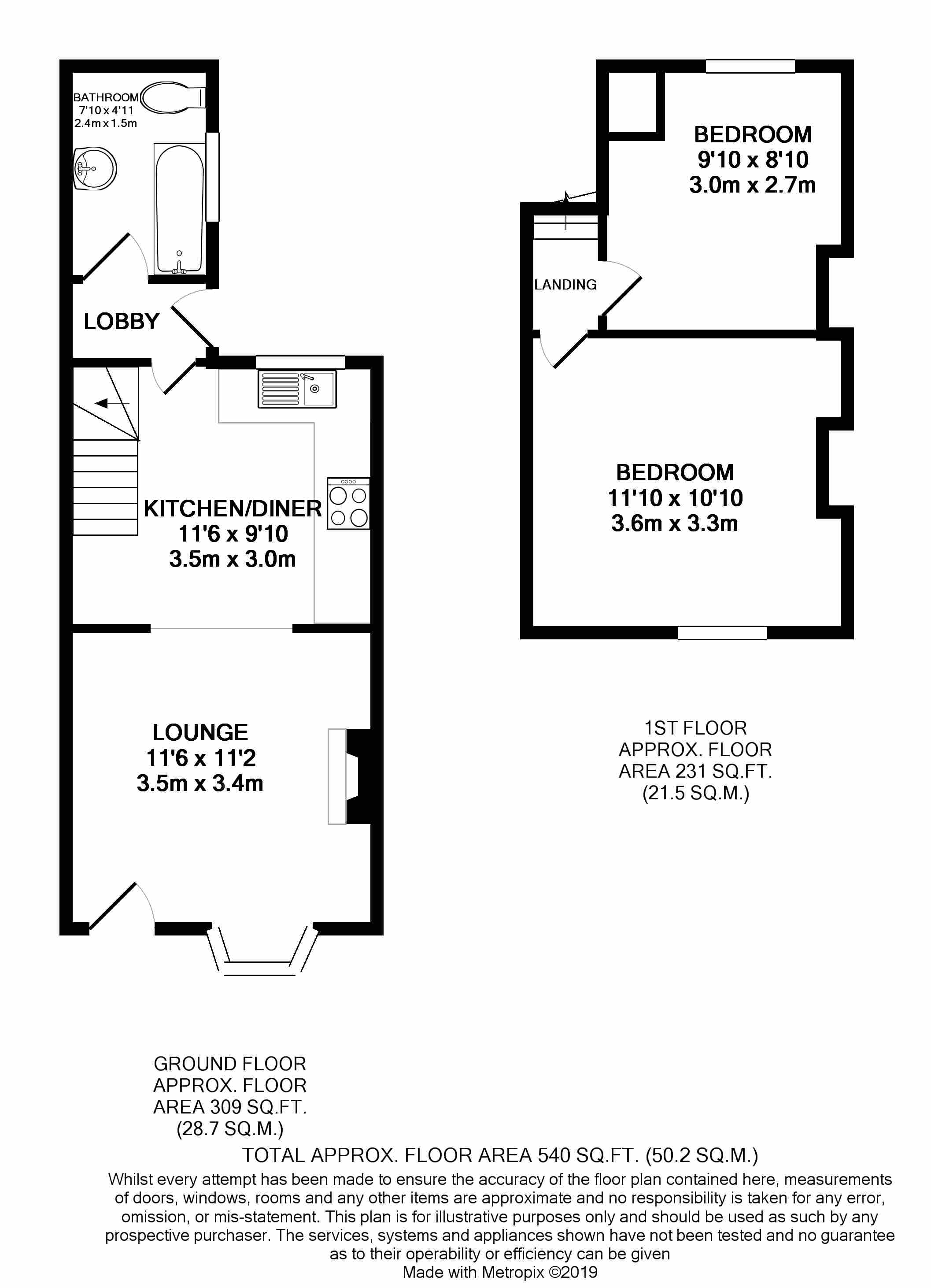 2 Bedrooms Terraced house to rent in Jesmond Street, Liverpool, Merseyside L15