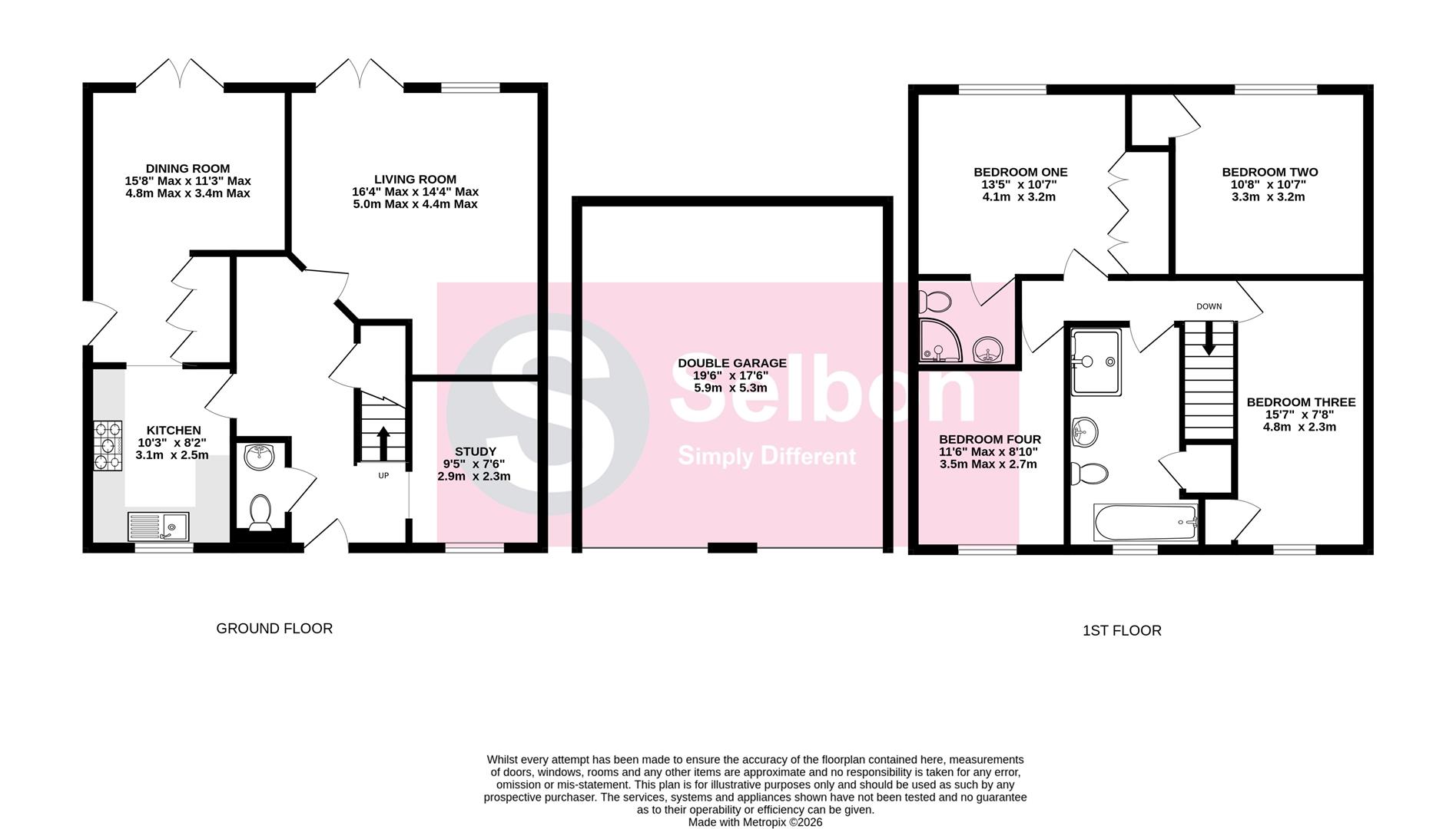 60, Chineham Close, Fleet floorplan