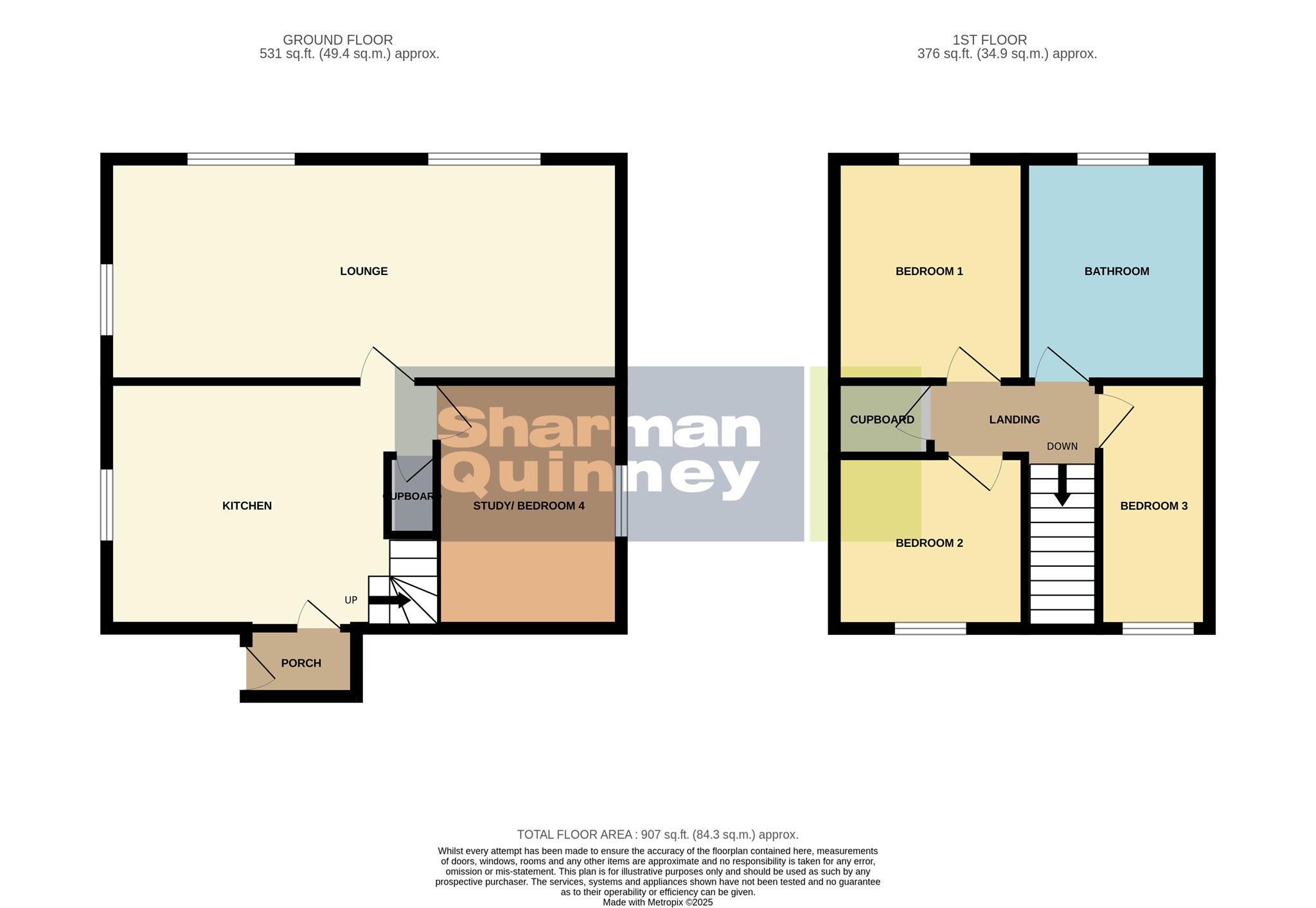 Dickersons Farmhouse, Rodham Road, March floorplan