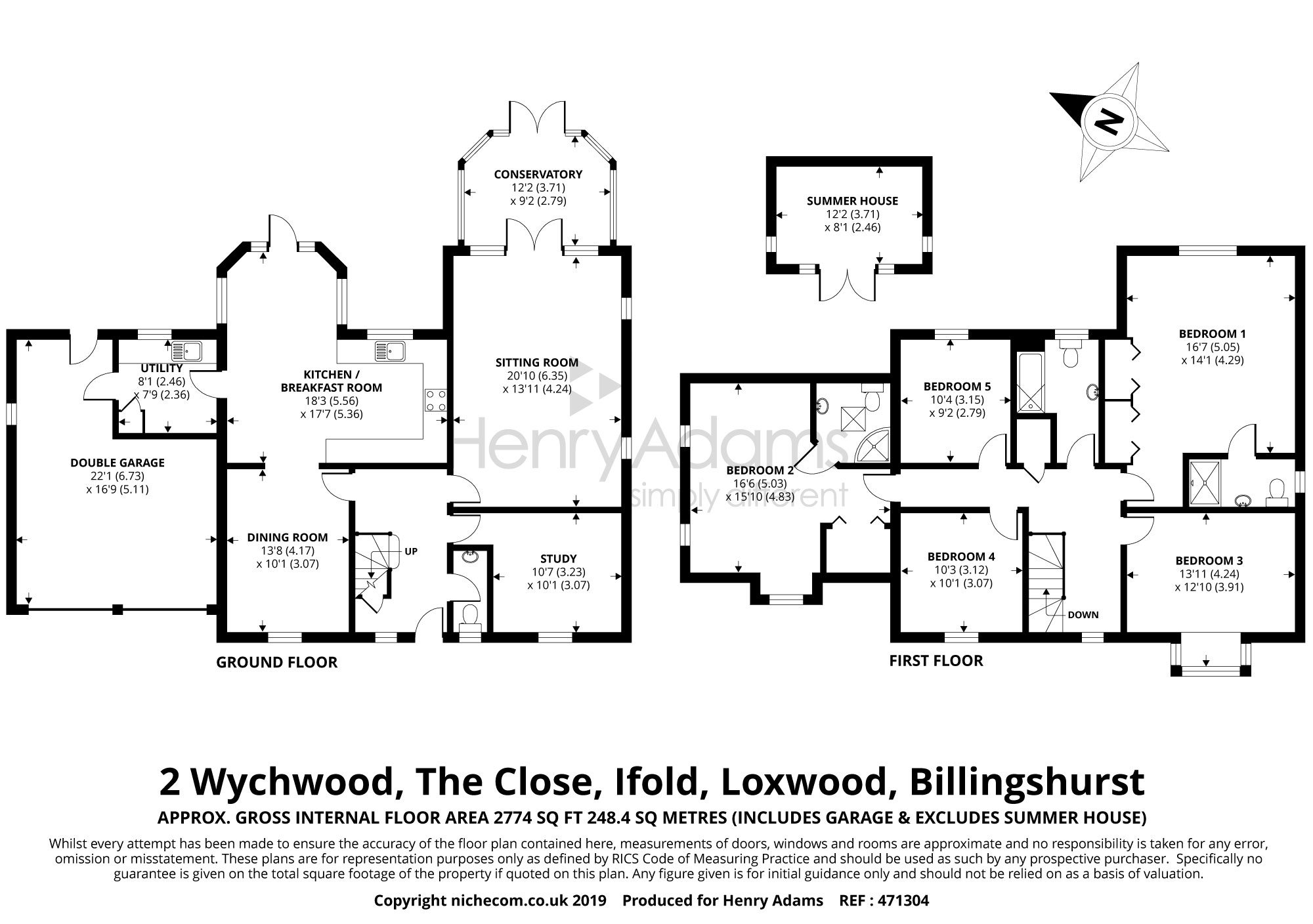 5 Bedrooms Detached house for sale in Wychwood, The Close, Ifold RH14