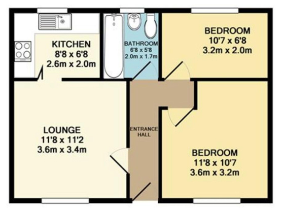 1, Katherine Court Thurcroft, Rotherham floorplan