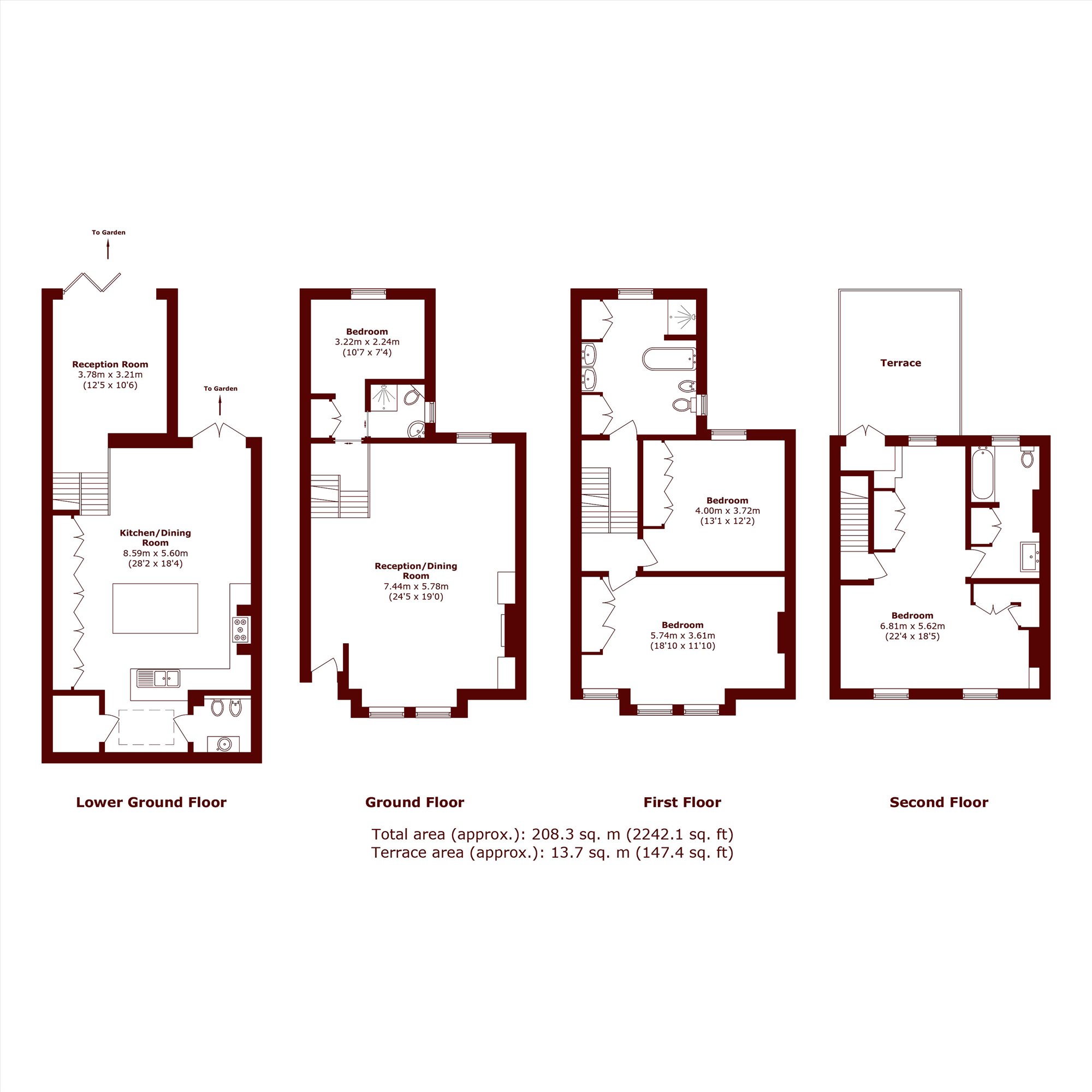 31, Cranbury Road, London floorplan