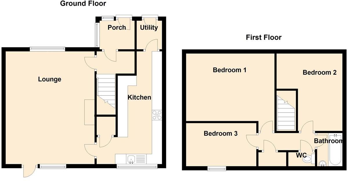 Pinewood Way, North Colerne, Chippenham SN14, 3 bedroom terraced house