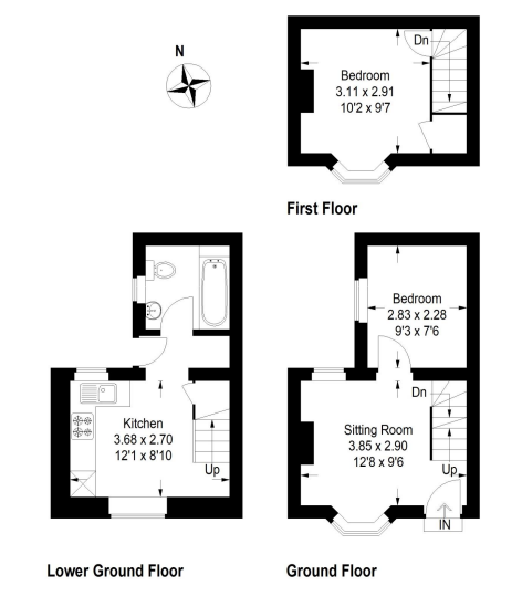 12, 12 Castle Street, Brighton floorplan