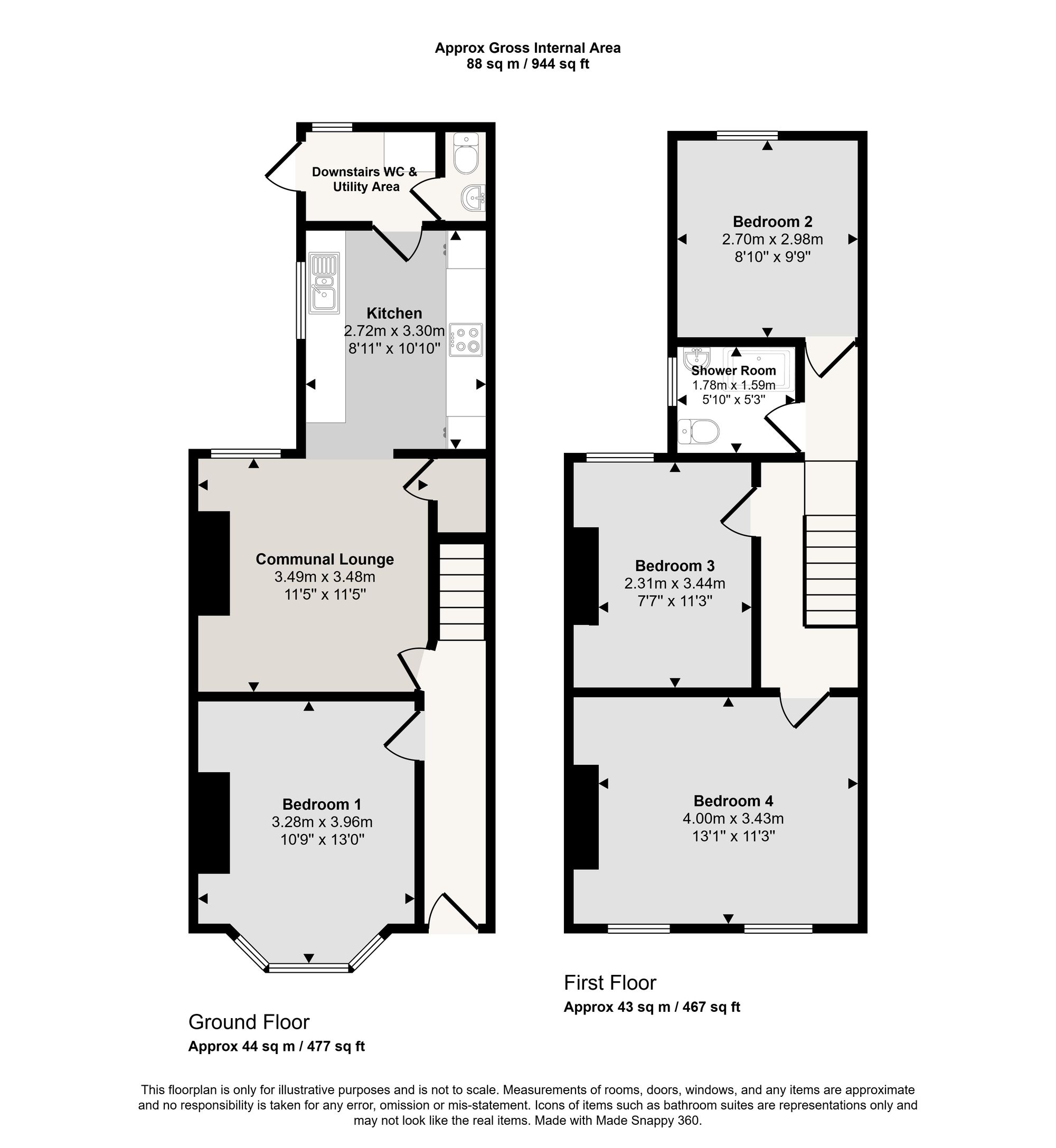 2 Kellit Road, Liverpool floorplan