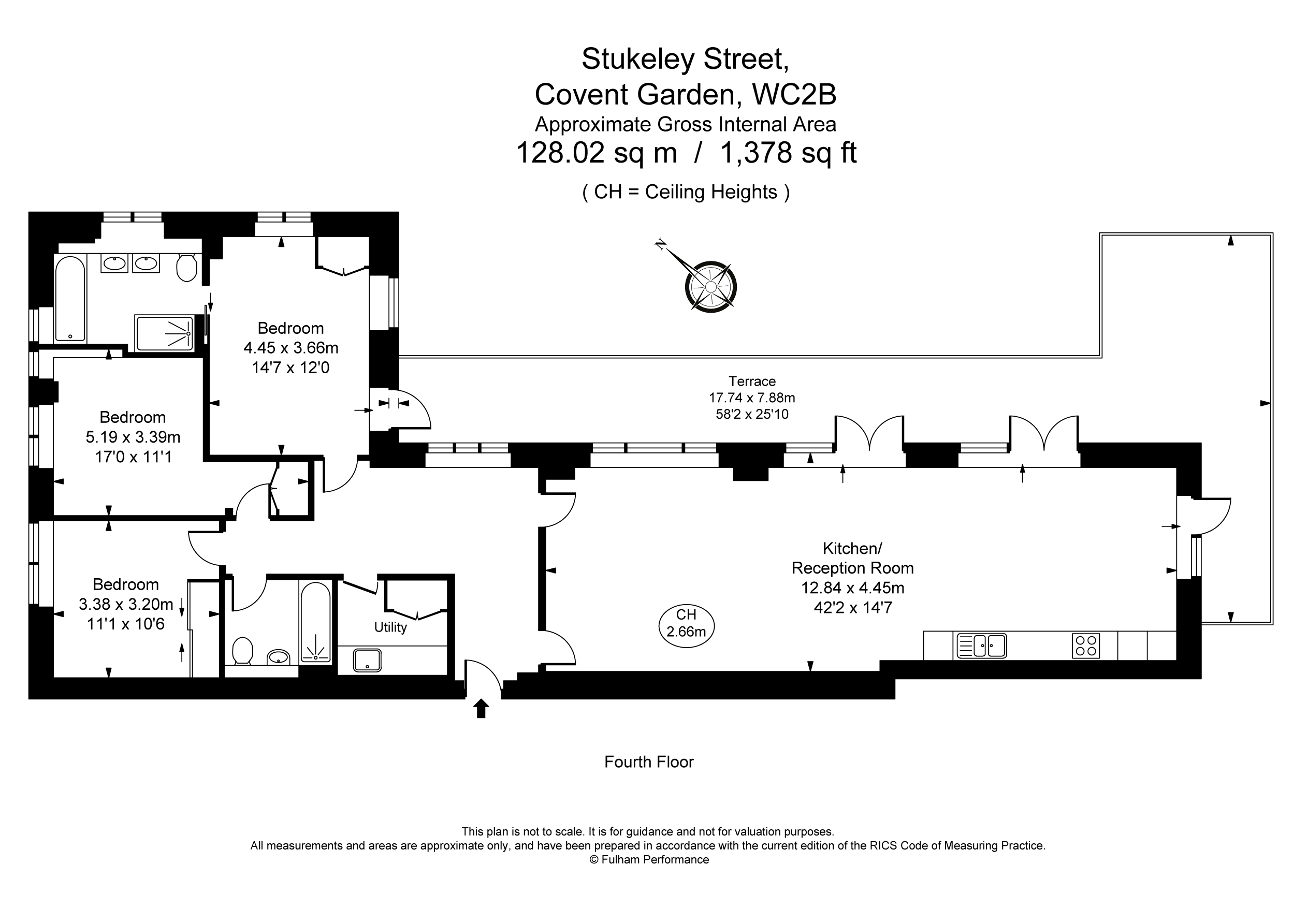 3 Bedrooms Flat to rent in Stukeley Street, Covent Garden WC2B