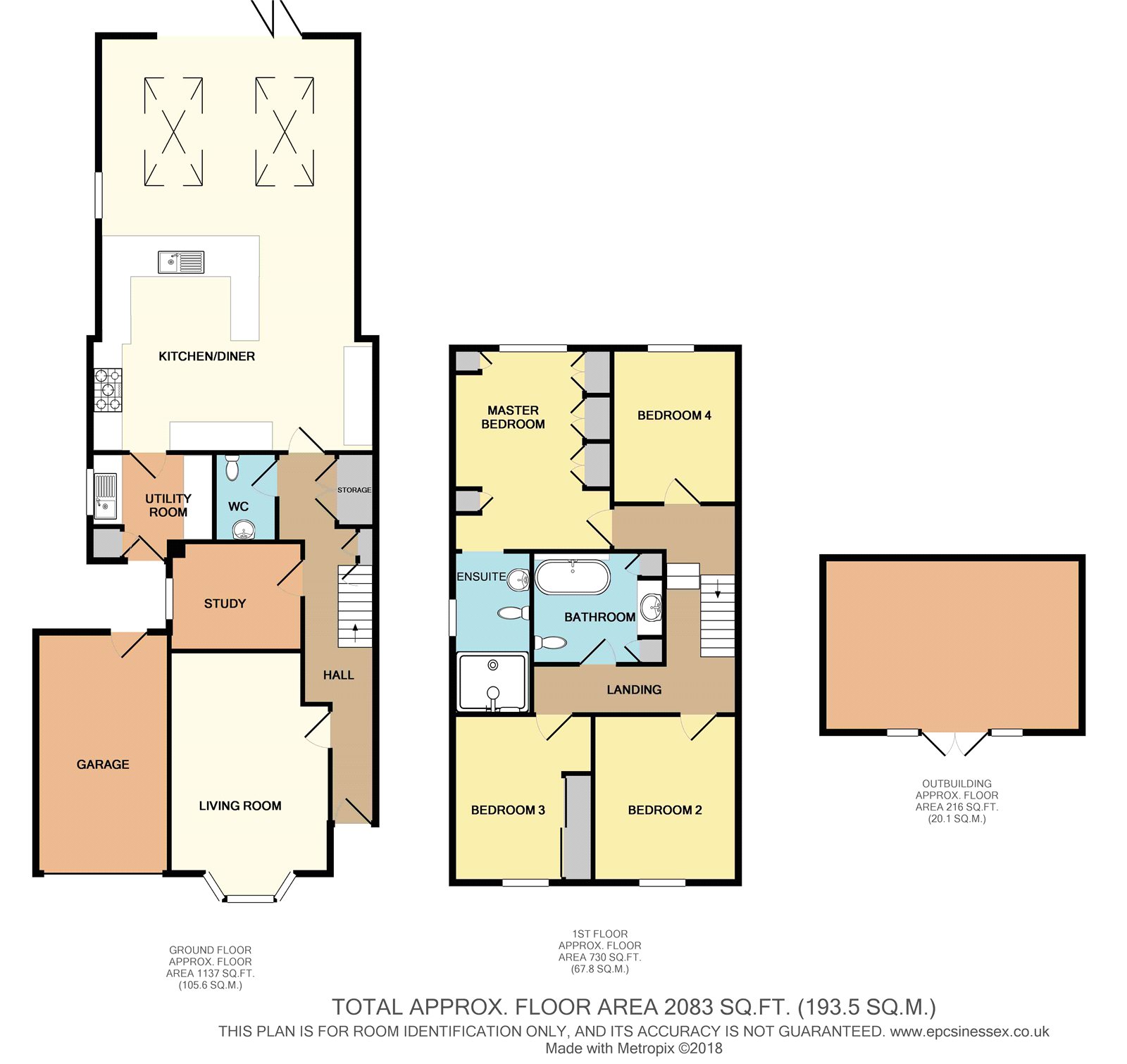 4 Bedrooms Semi-detached house for sale in Coopers Hill, Ongar, Essex CM5