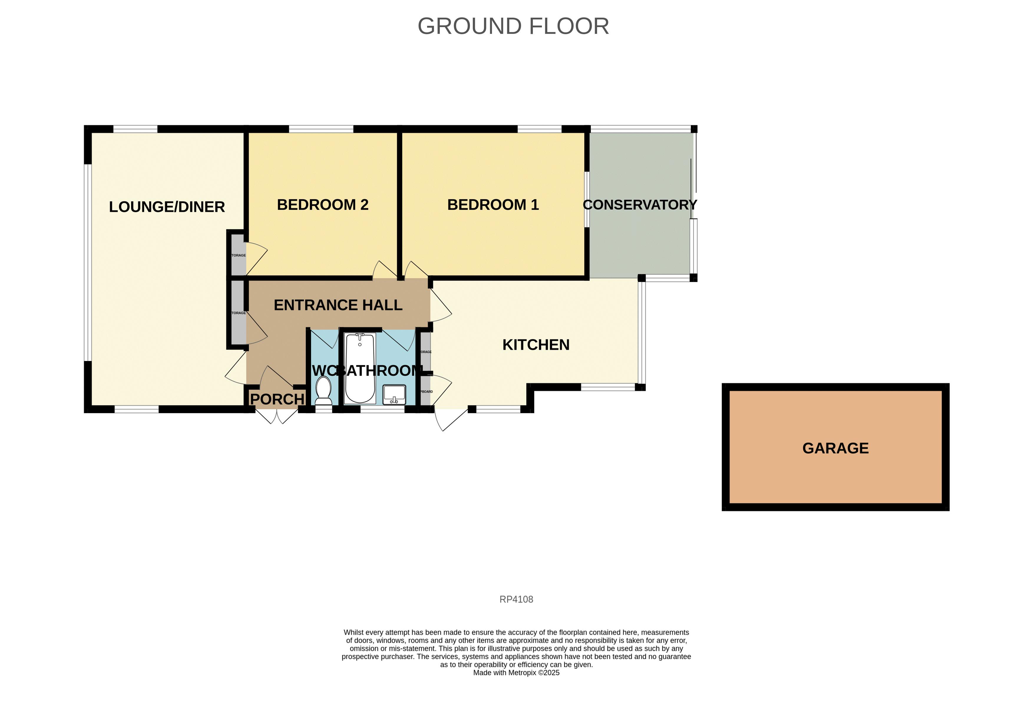 8, Craig View, Rhos on Sea floorplan