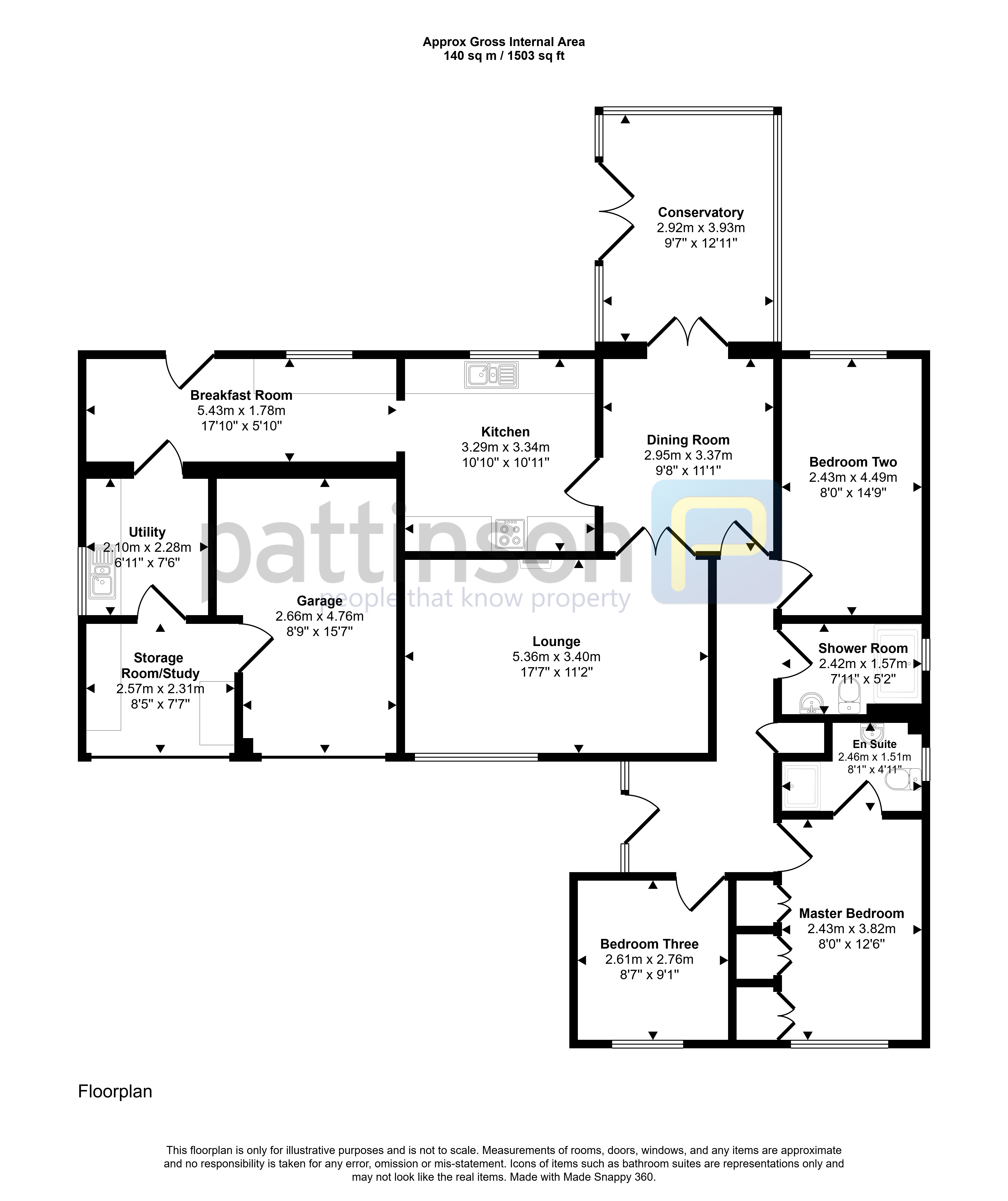 4, Ellington View, Morpeth floorplan