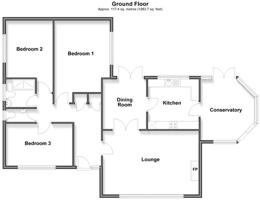 Graeme Road Norton, Yarmouth floorplan