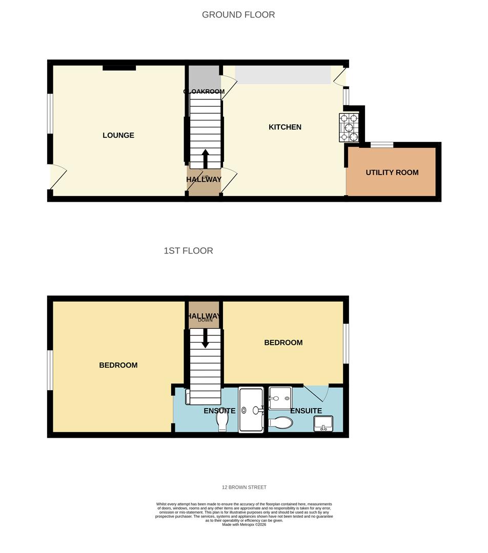 12, Brown Street, Cheshire floorplan