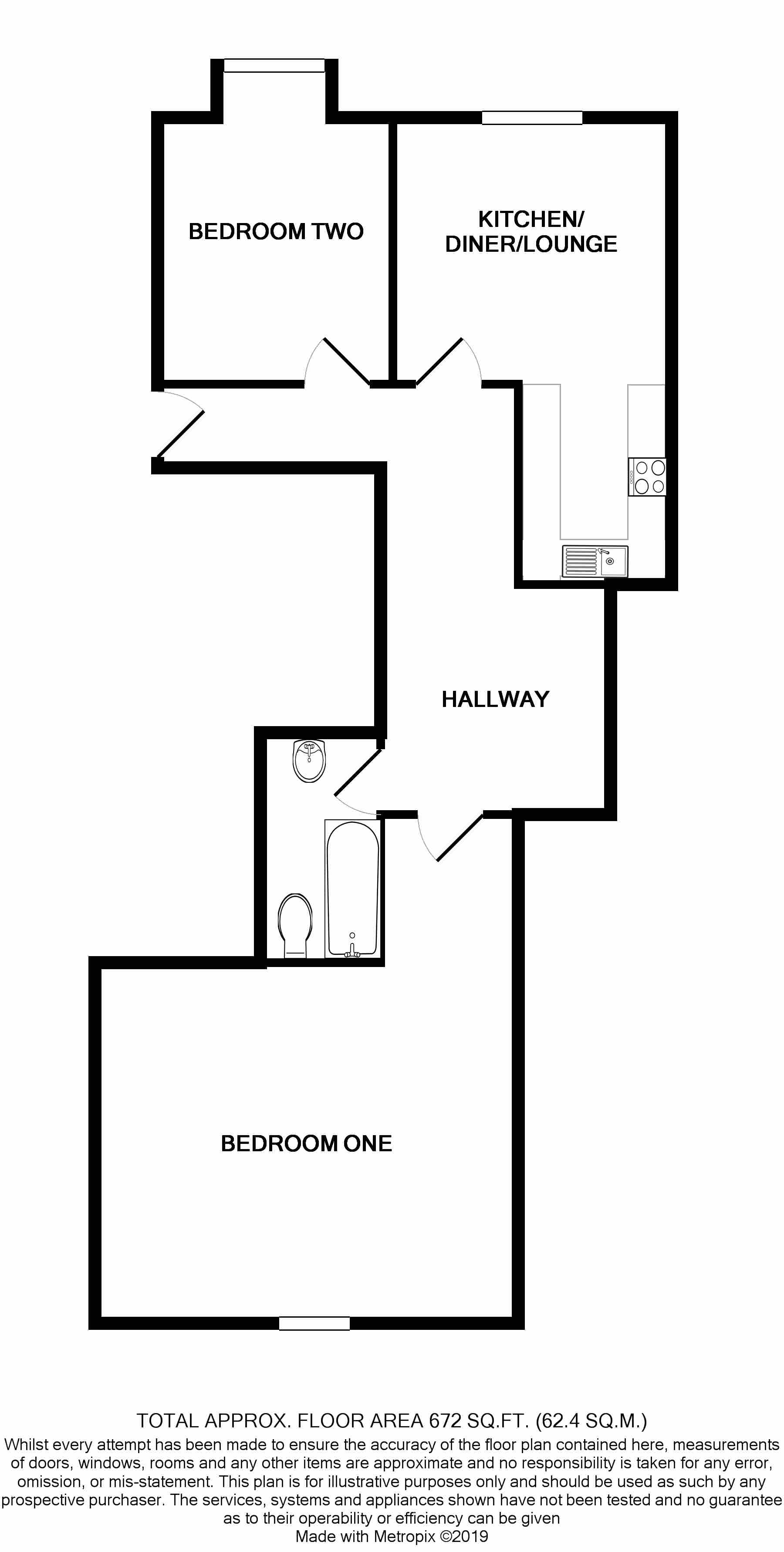 2 Bedrooms Flat for sale in Aveley Road, Romford RM1