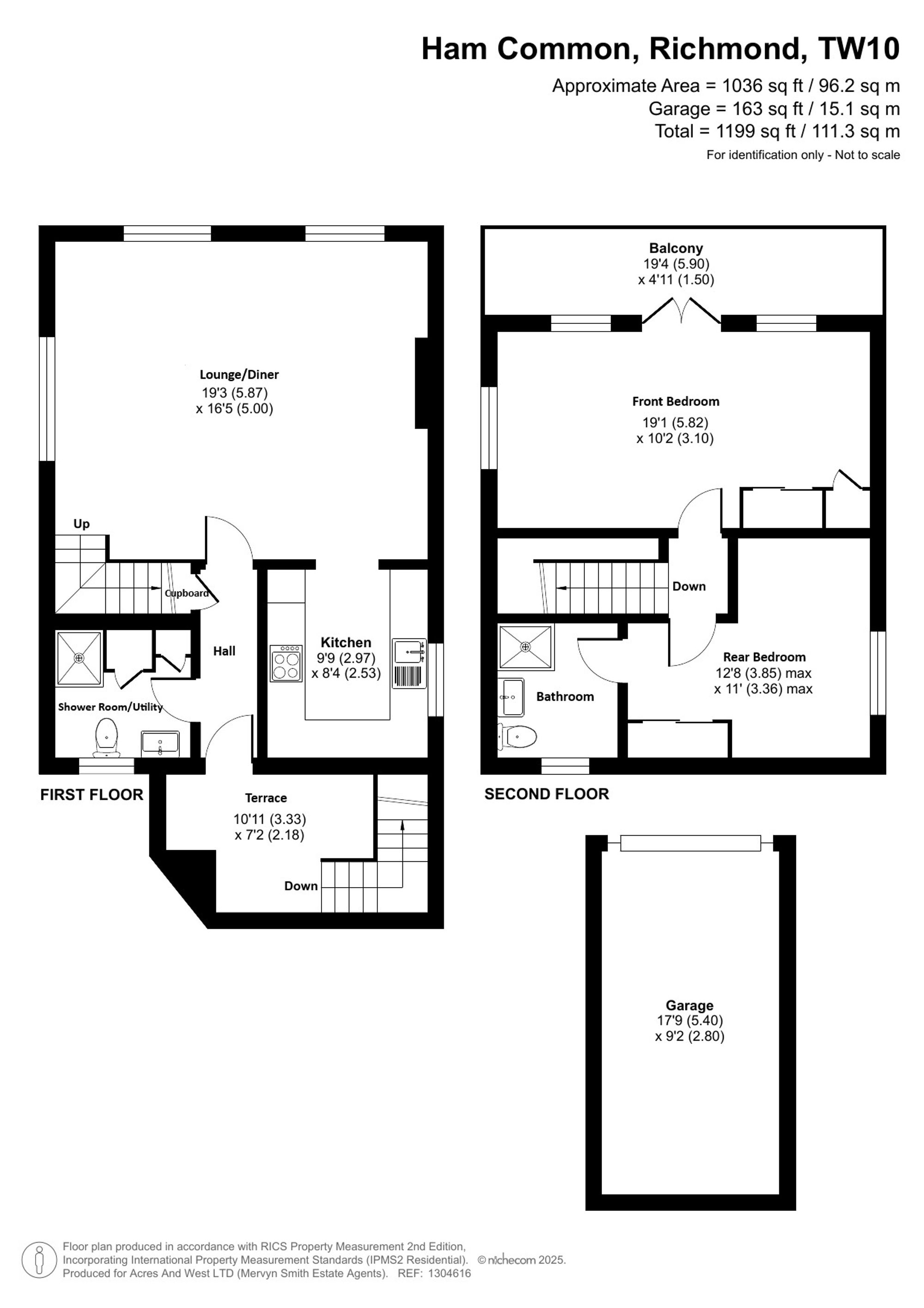 65 Ham Common, Richmond floorplan