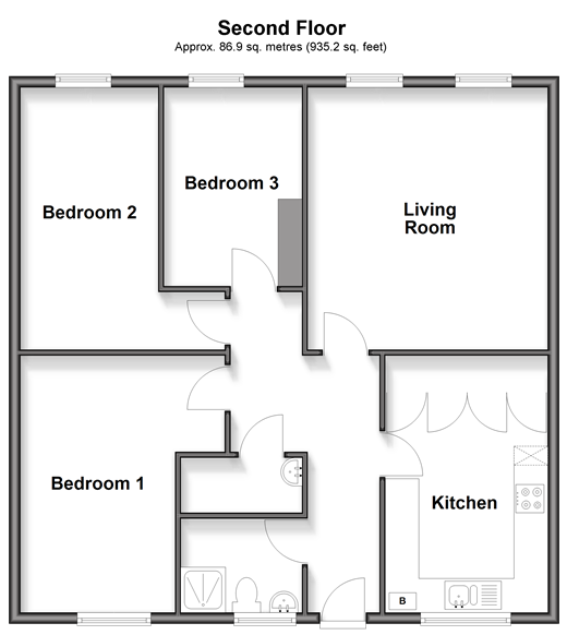 High Street, Croydon floorplan