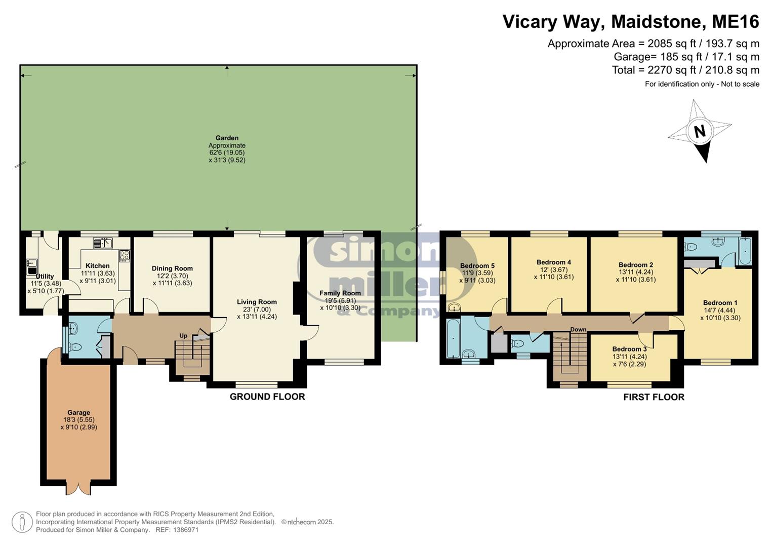 7, Vicary Way, Maidstone floorplan