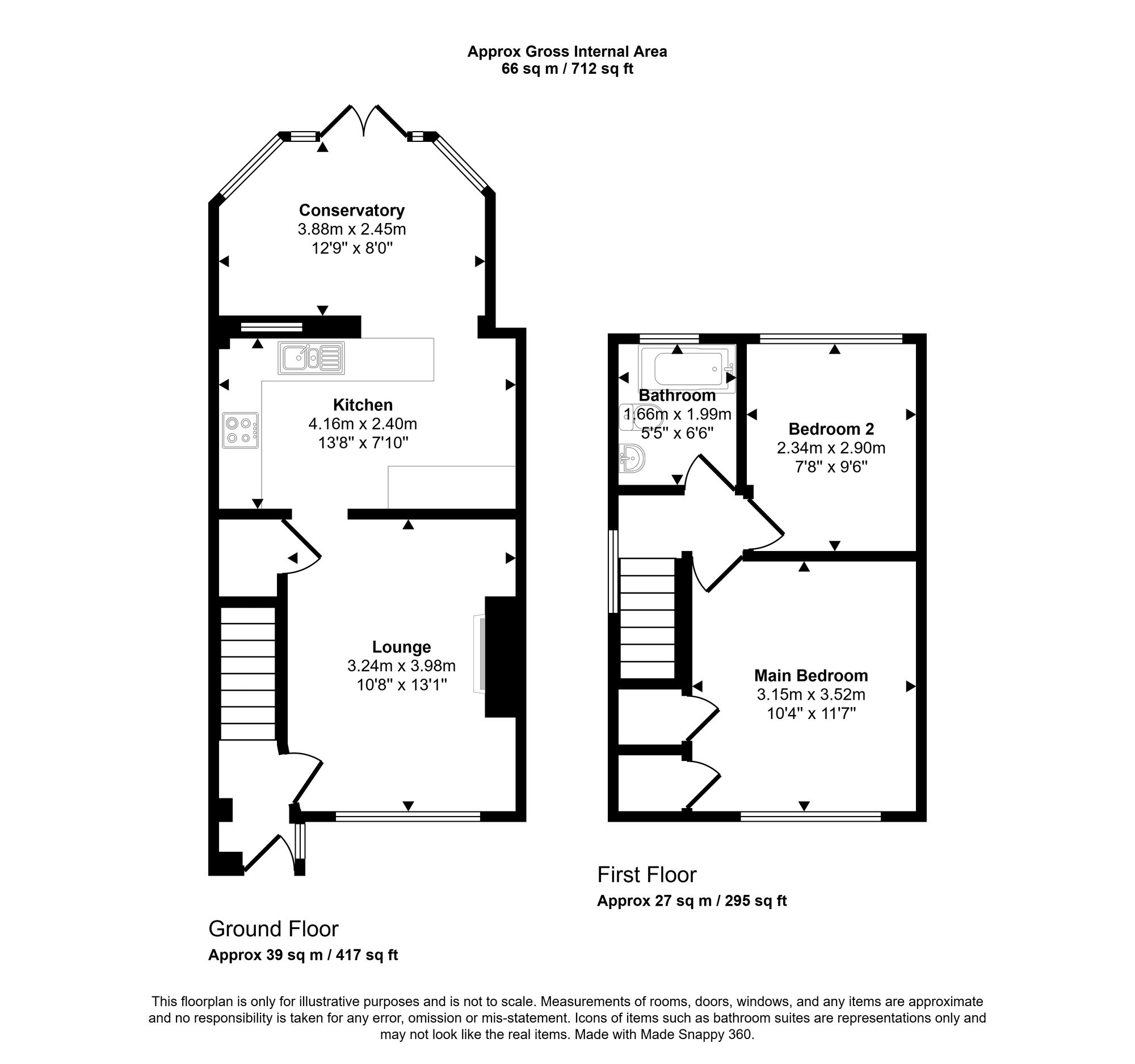 10 Clanwood Close, Wigan floorplan