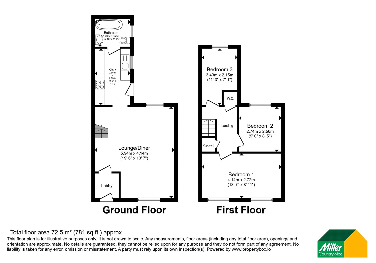 20, Gwavas Street, Cornwall floorplan