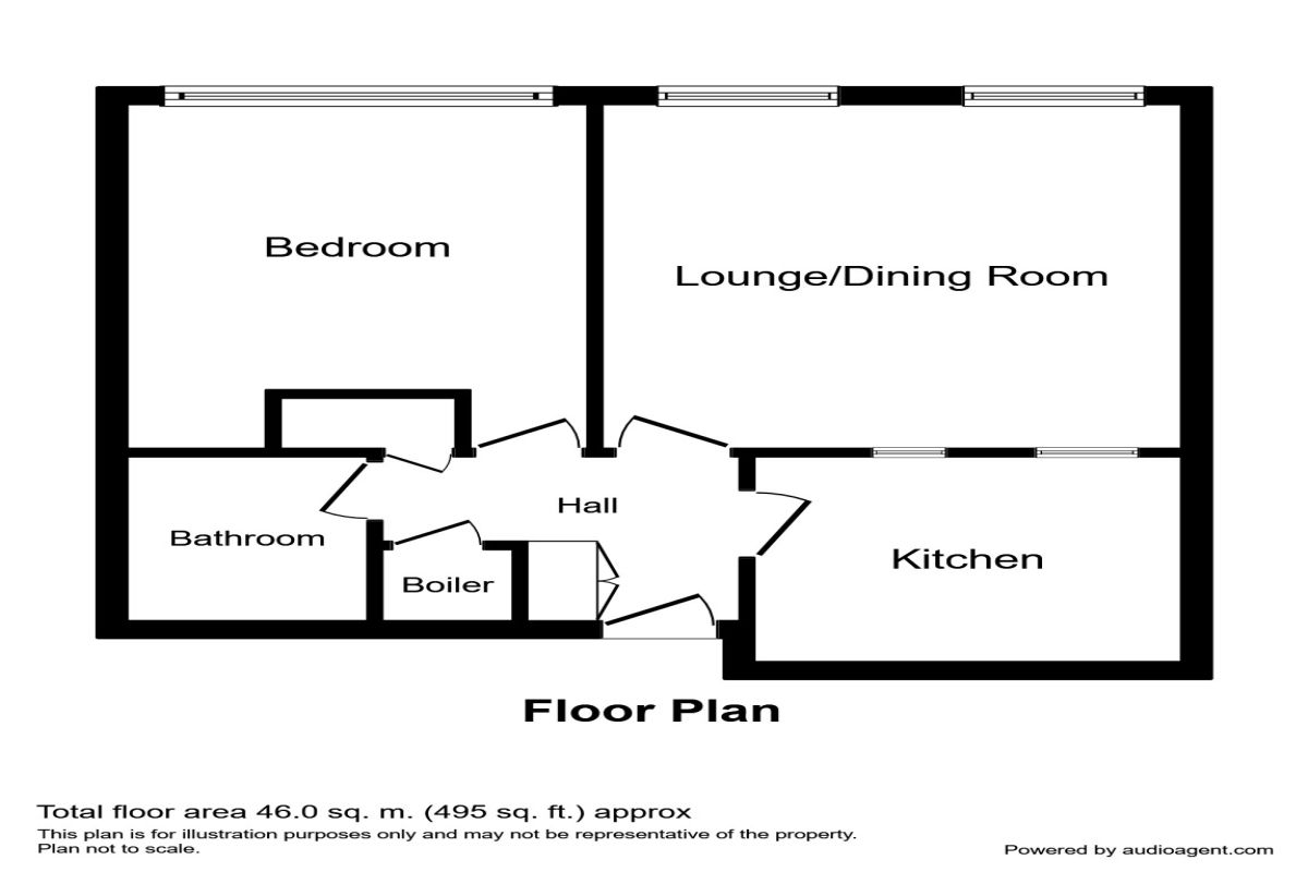 1 Bedrooms Flat to rent in Clifton Drive, Blackpool FY4