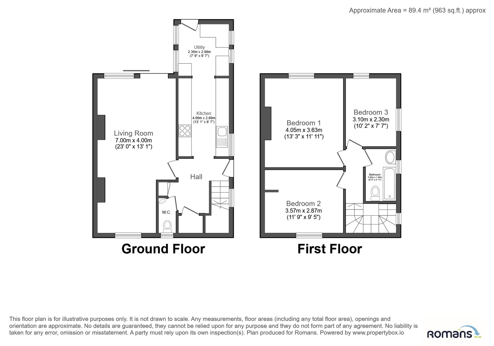 66, The Oval, Somerset floorplan