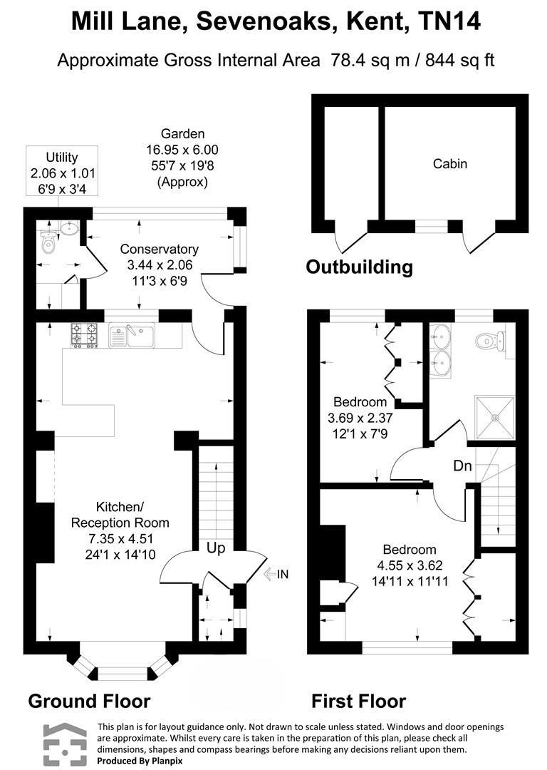 24, Mill Lane, Sevenoaks floorplan