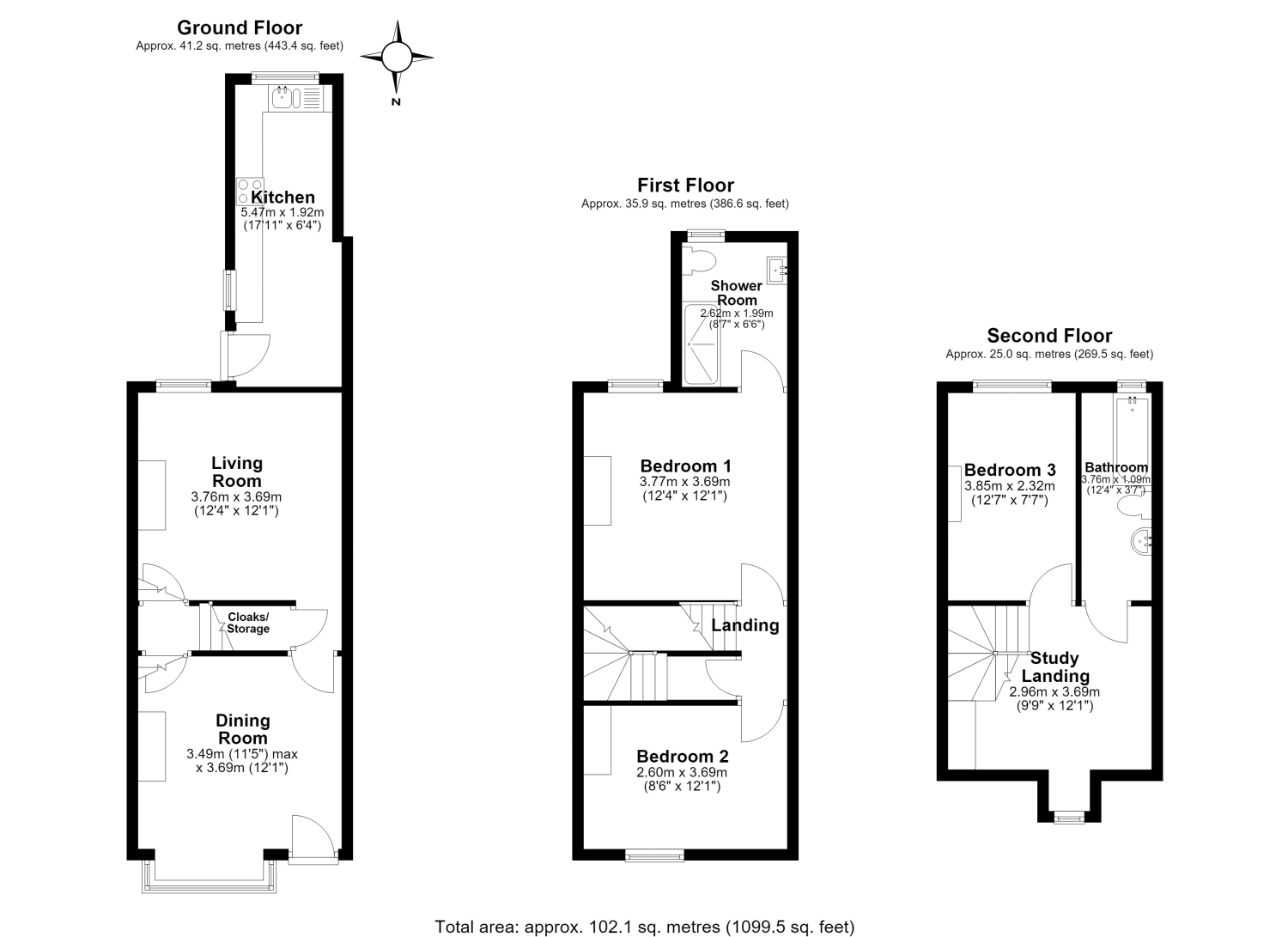 150, Institute Road, Birmingham floorplan