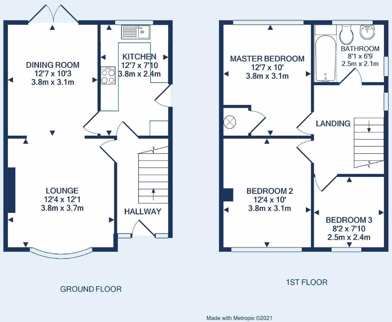 65, Sutherland Avenue, Bristol floorplan