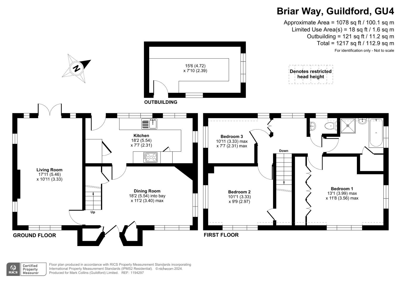 10, Briar Way, Guildford floorplan